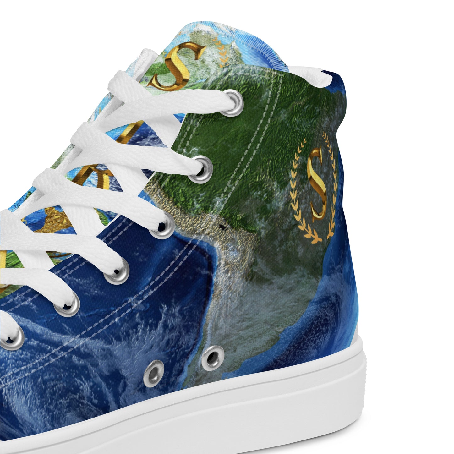 Men’s high top canvas shoes