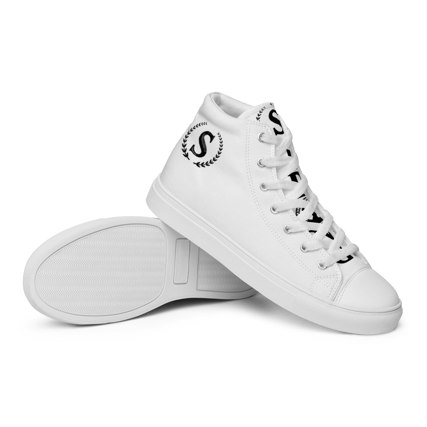 Men’s high top canvas shoes