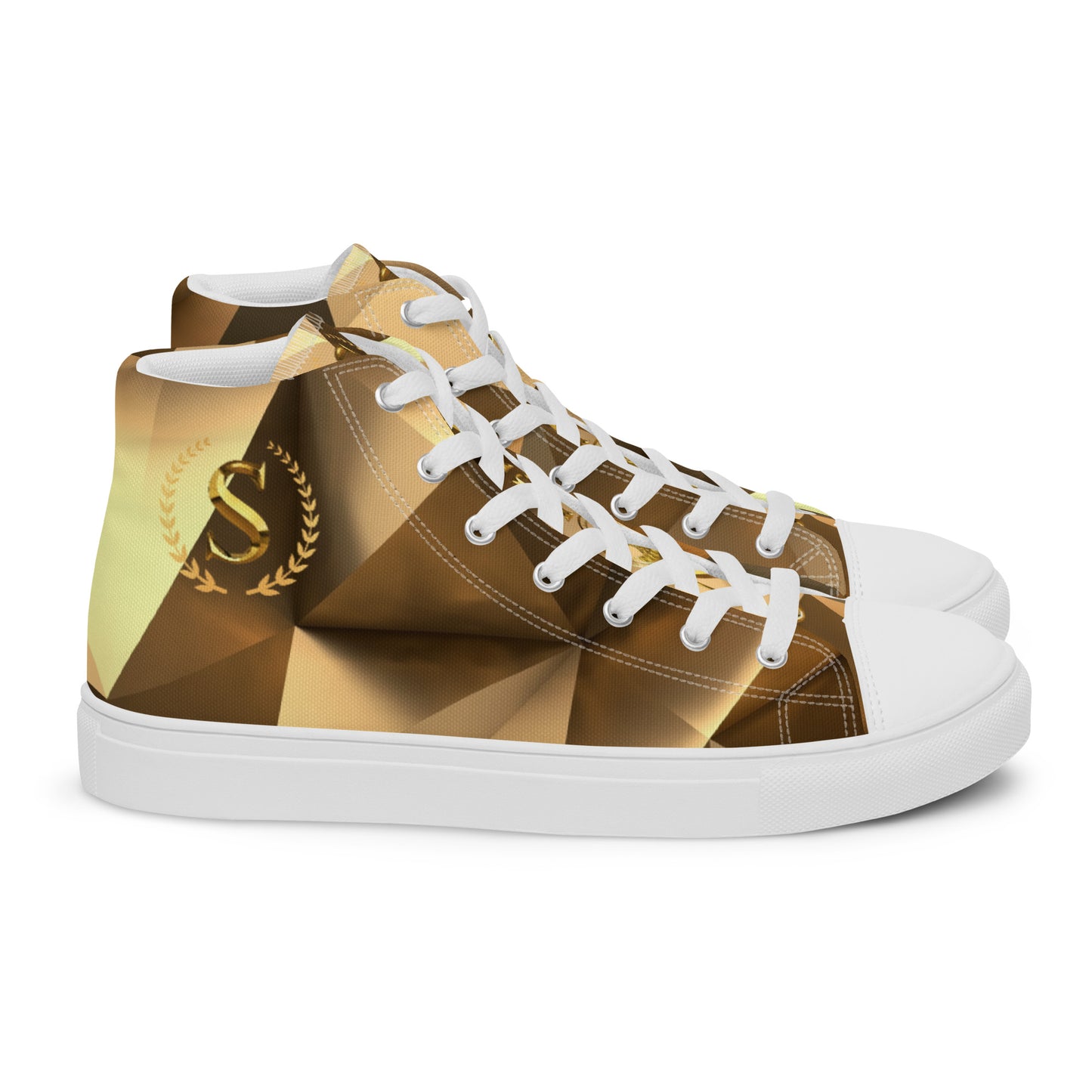 Men’s high top canvas shoes