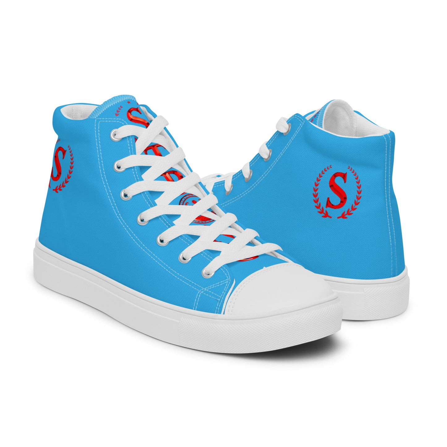 Men’s high top canvas shoes