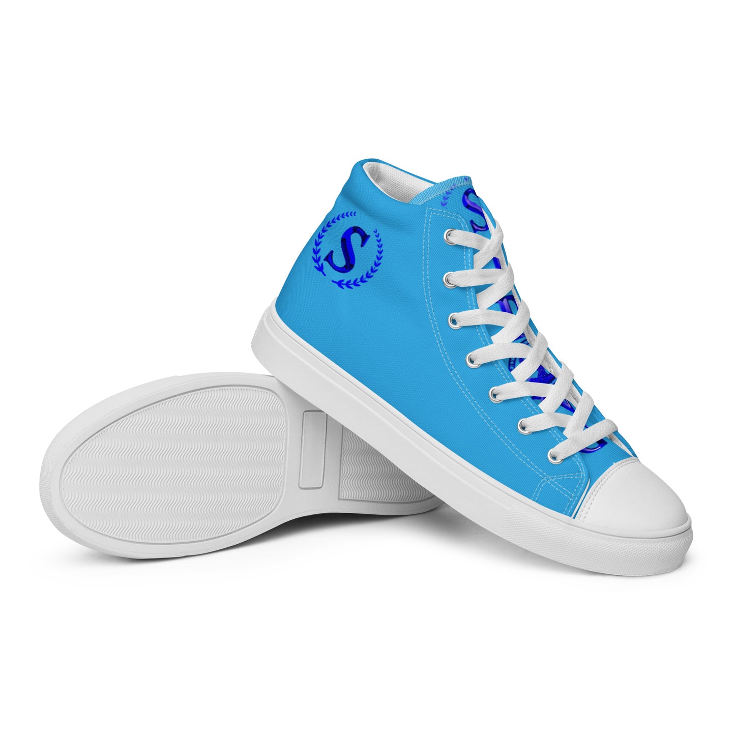 Men’s high top canvas shoes