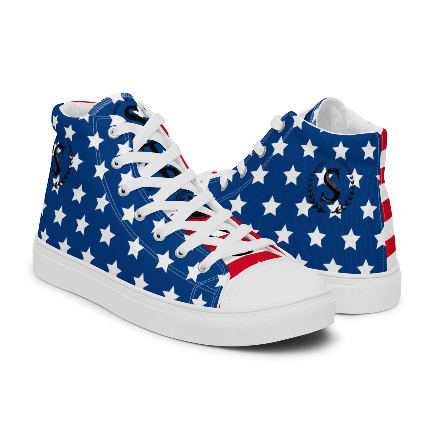 Men’s high top canvas shoes