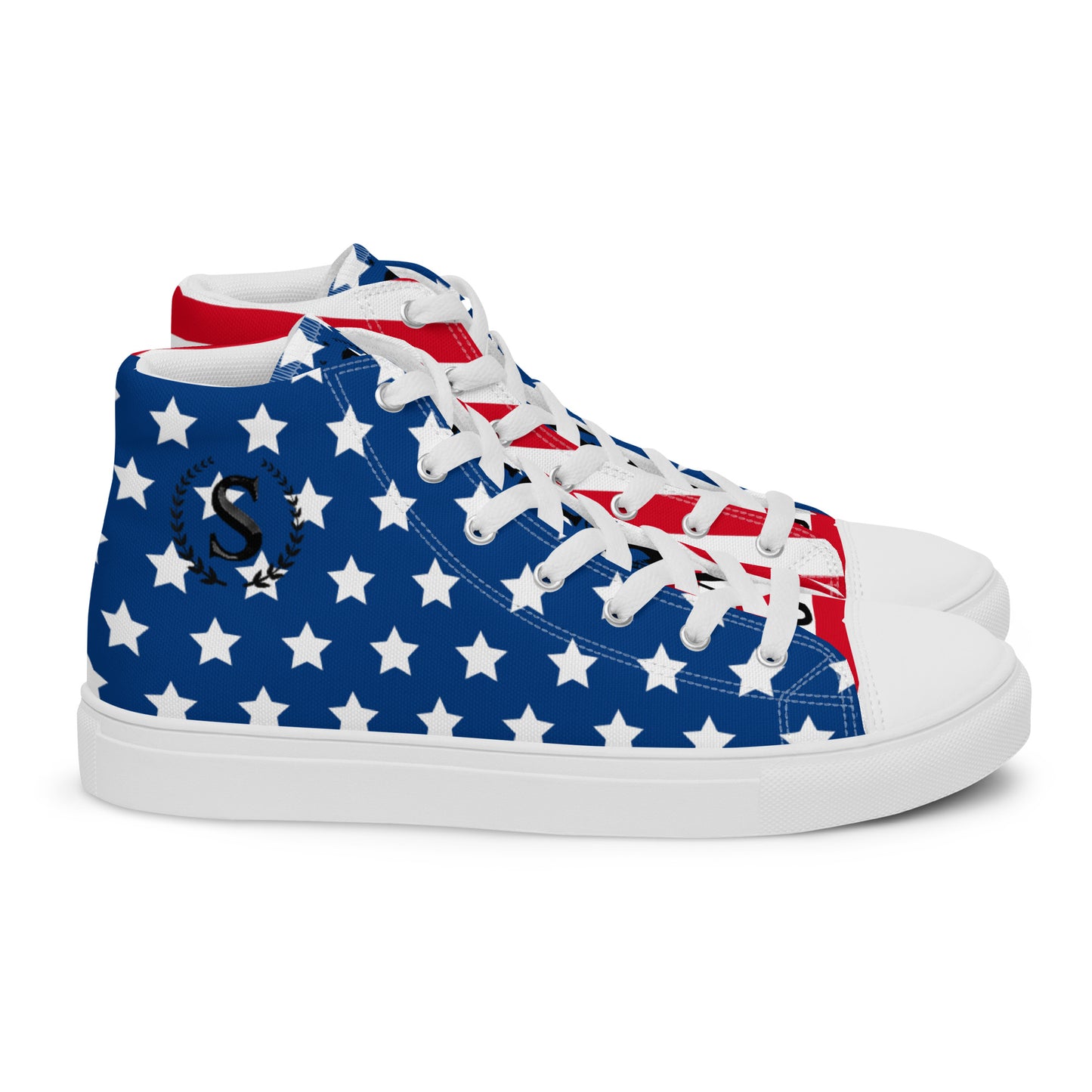 Men’s high top canvas shoes