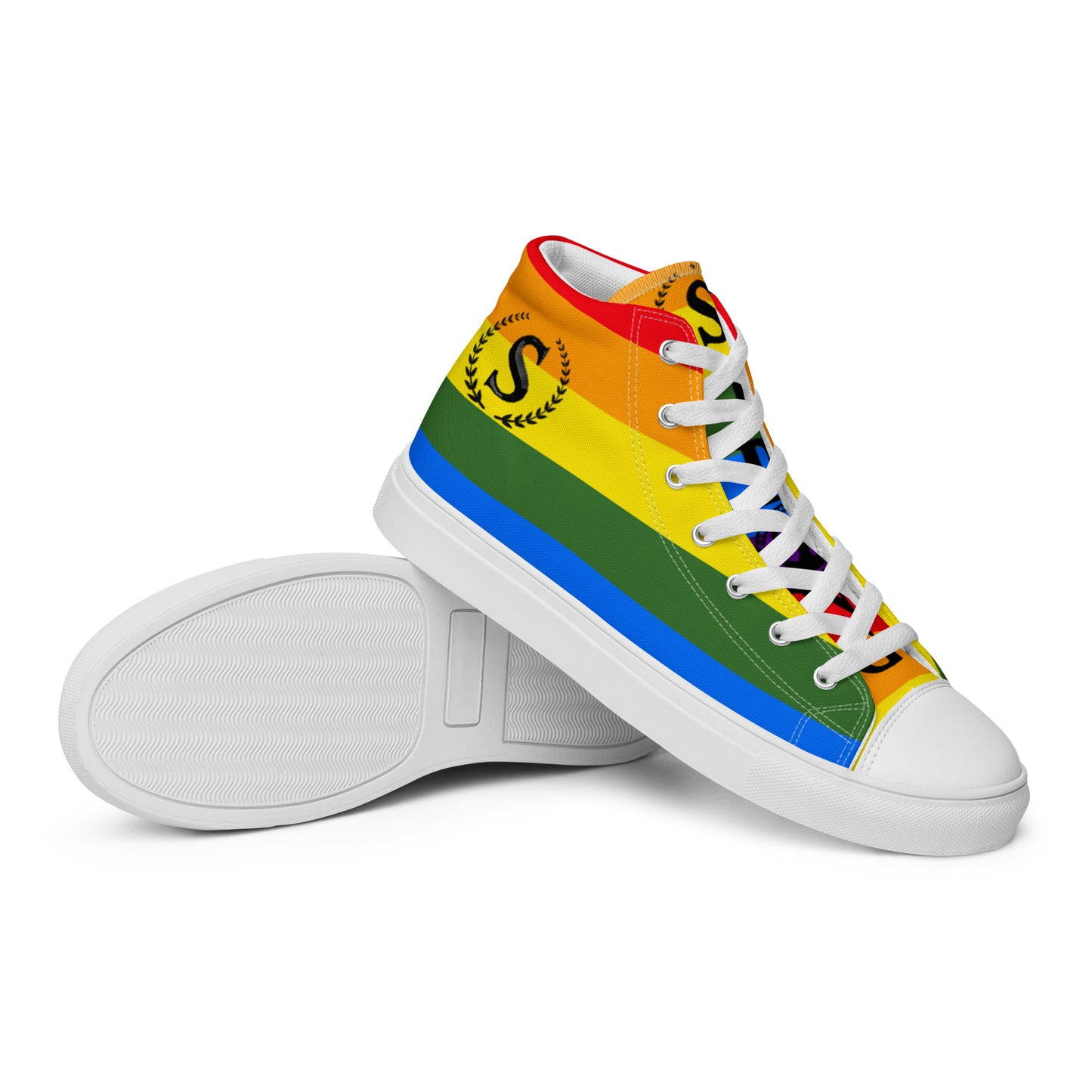 Men’s high top canvas shoes