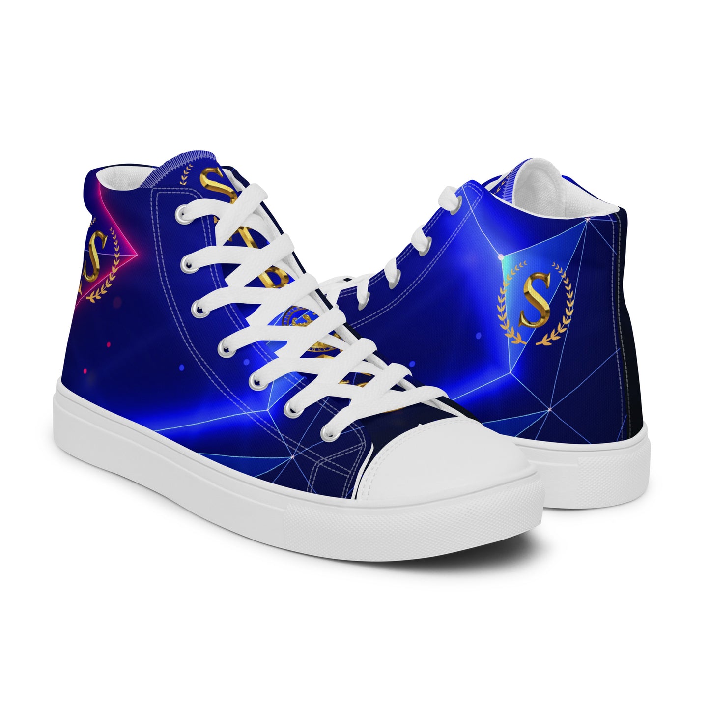 Men’s high top canvas shoes