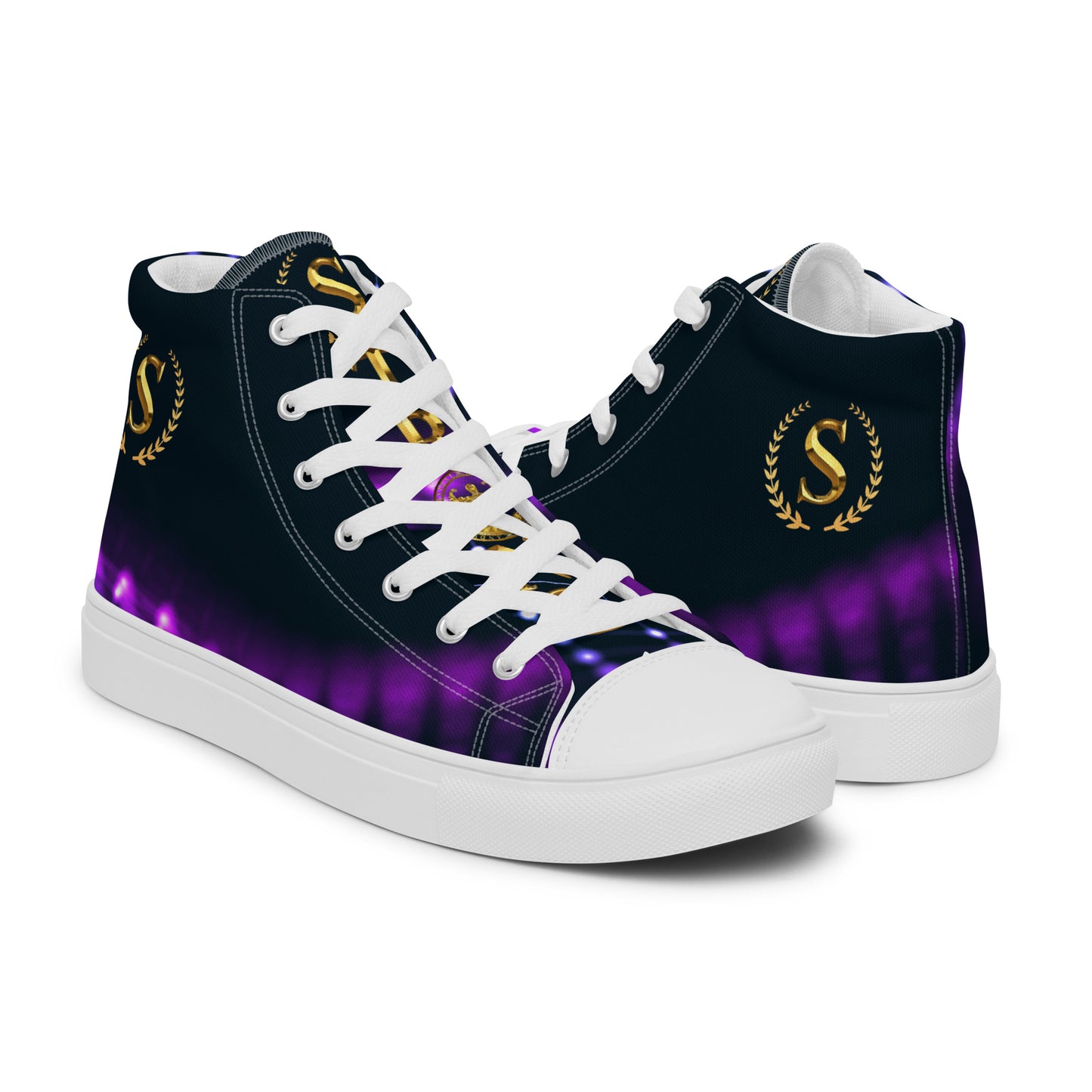 Men’s high top canvas shoes