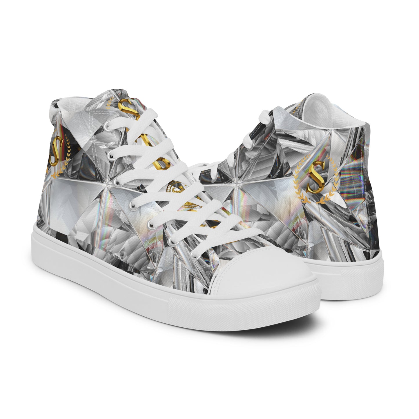 Men’s high top canvas shoes