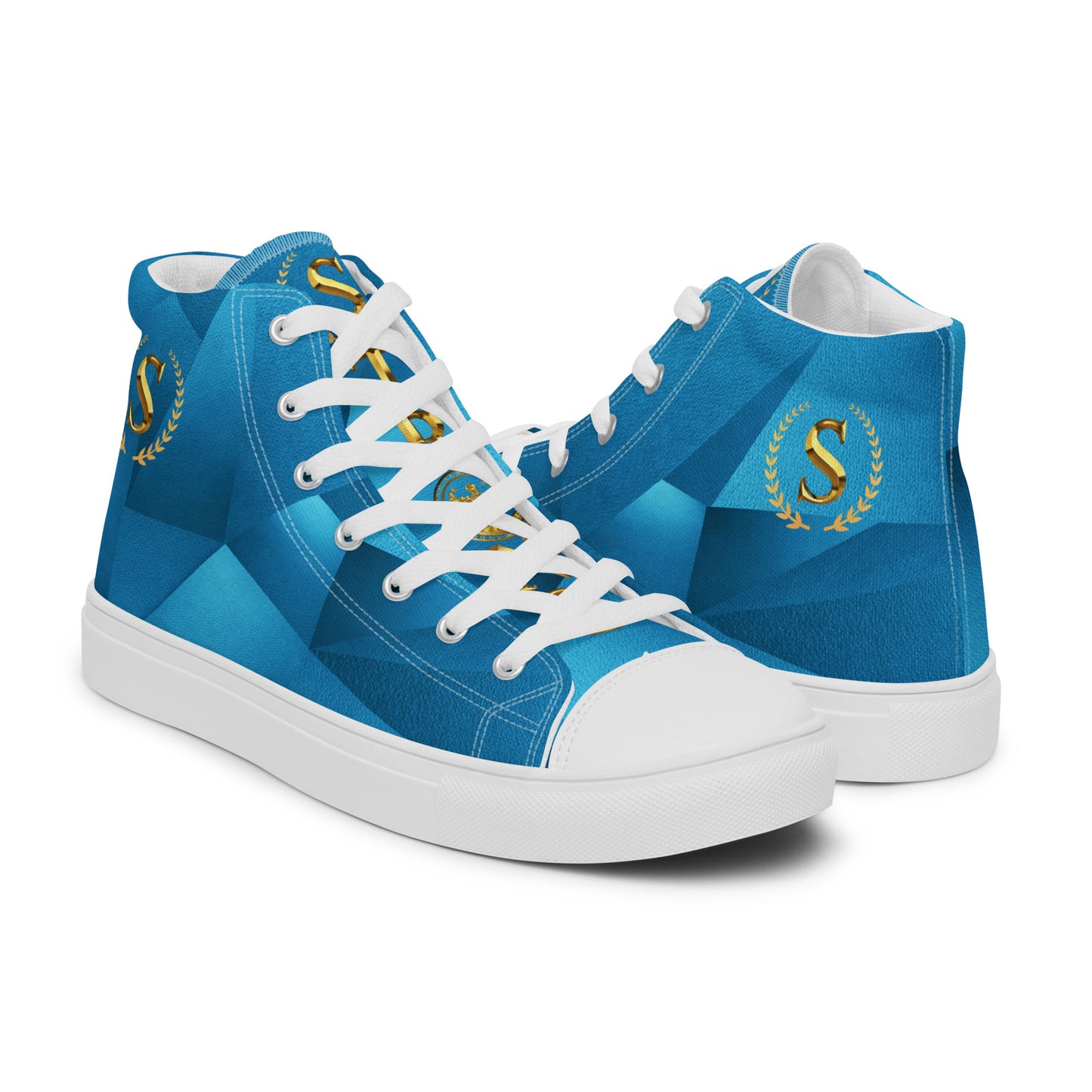 Men’s high top canvas shoes