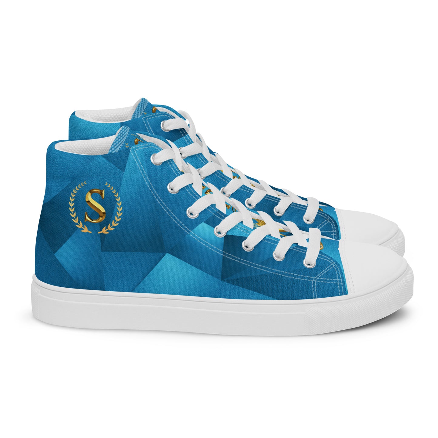 Men’s high top canvas shoes