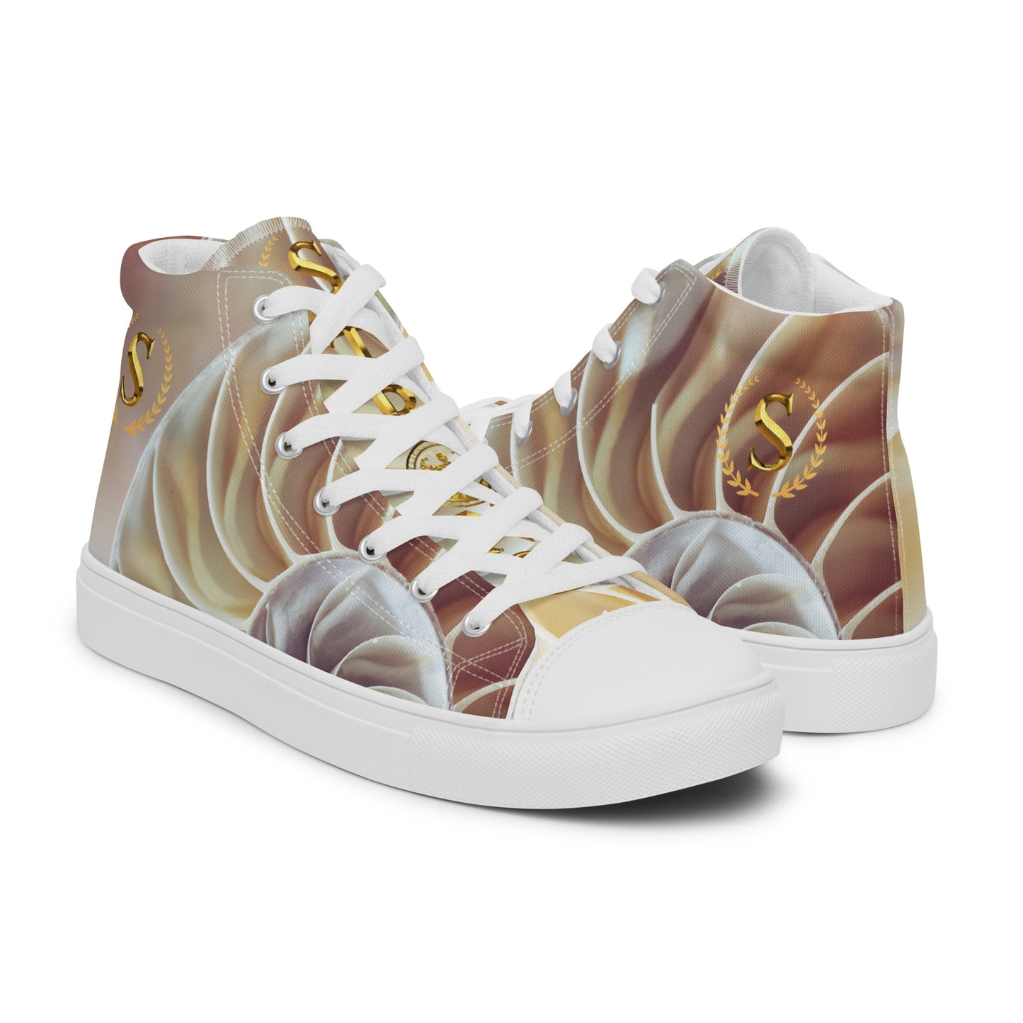 Men’s high top canvas shoes