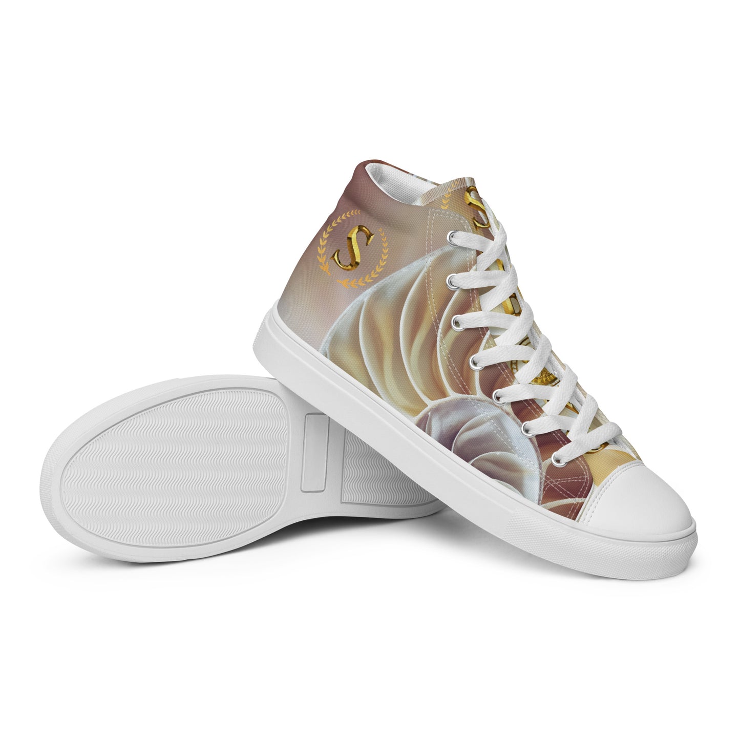 Men’s high top canvas shoes