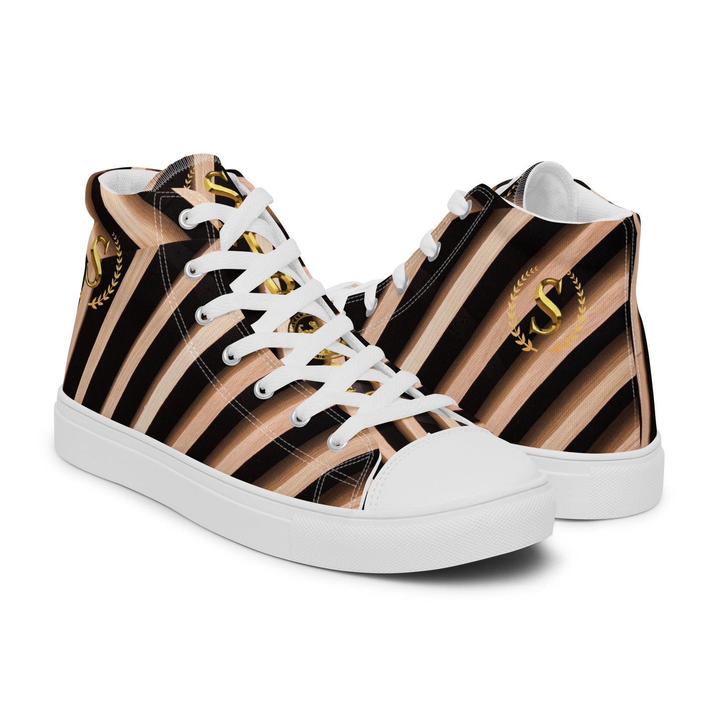 Men’s high top canvas shoes