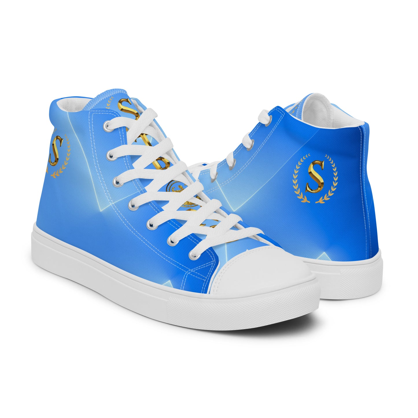 Men’s high top canvas shoes