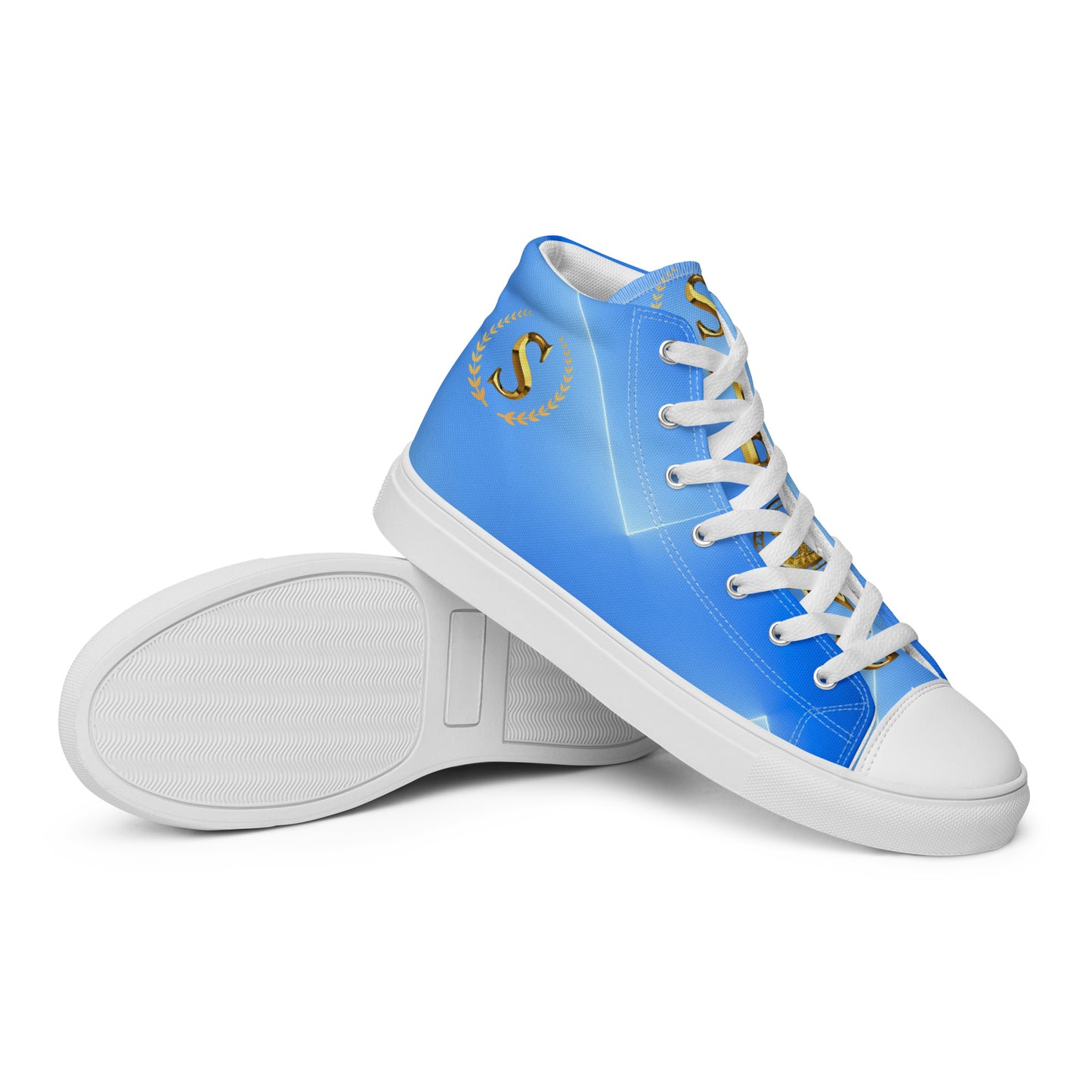 Men’s high top canvas shoes