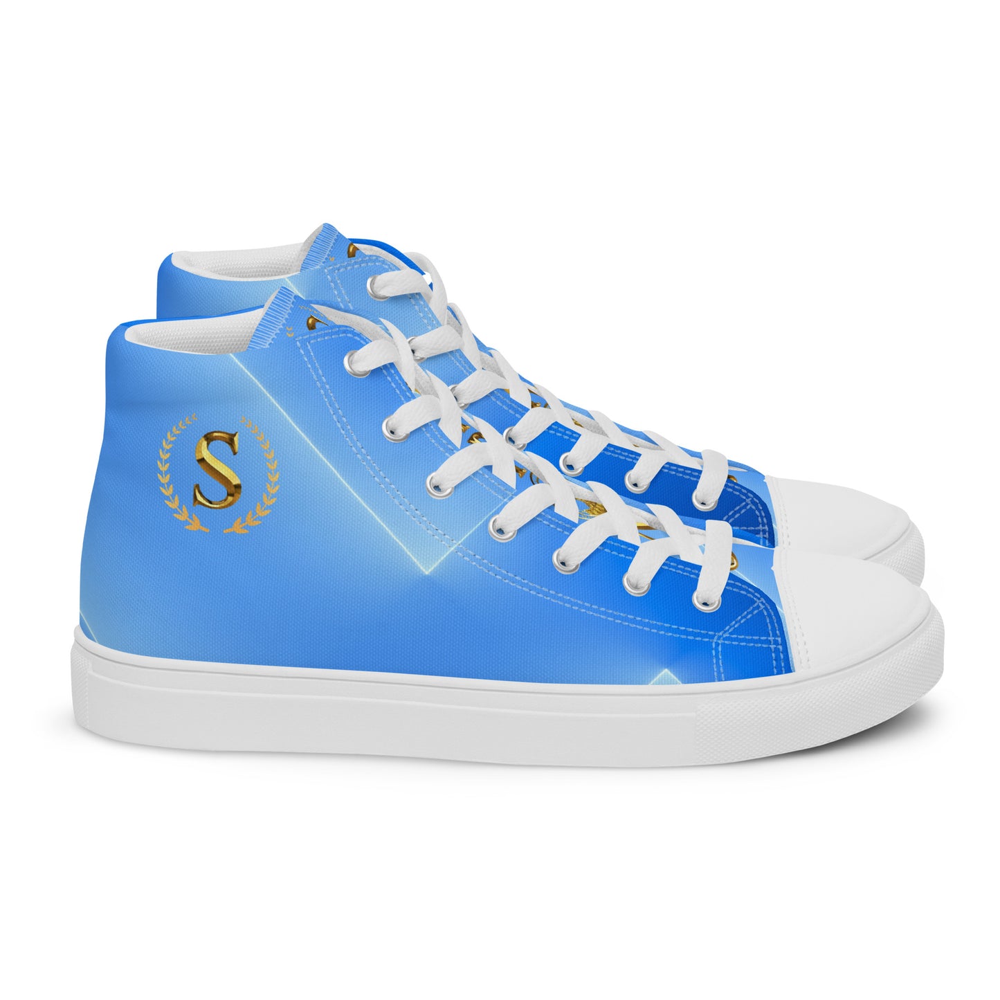 Men’s high top canvas shoes