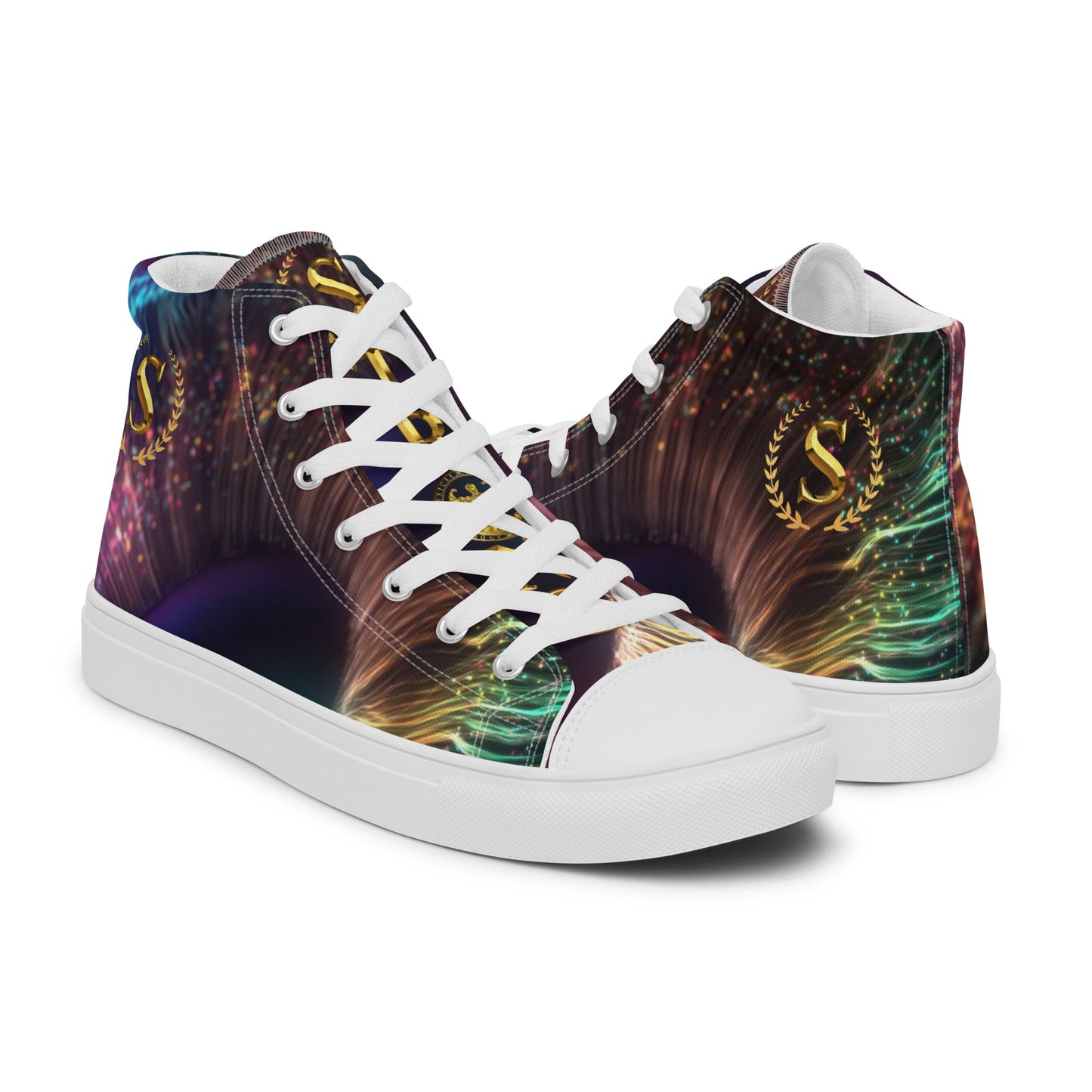 Men’s high top canvas shoes