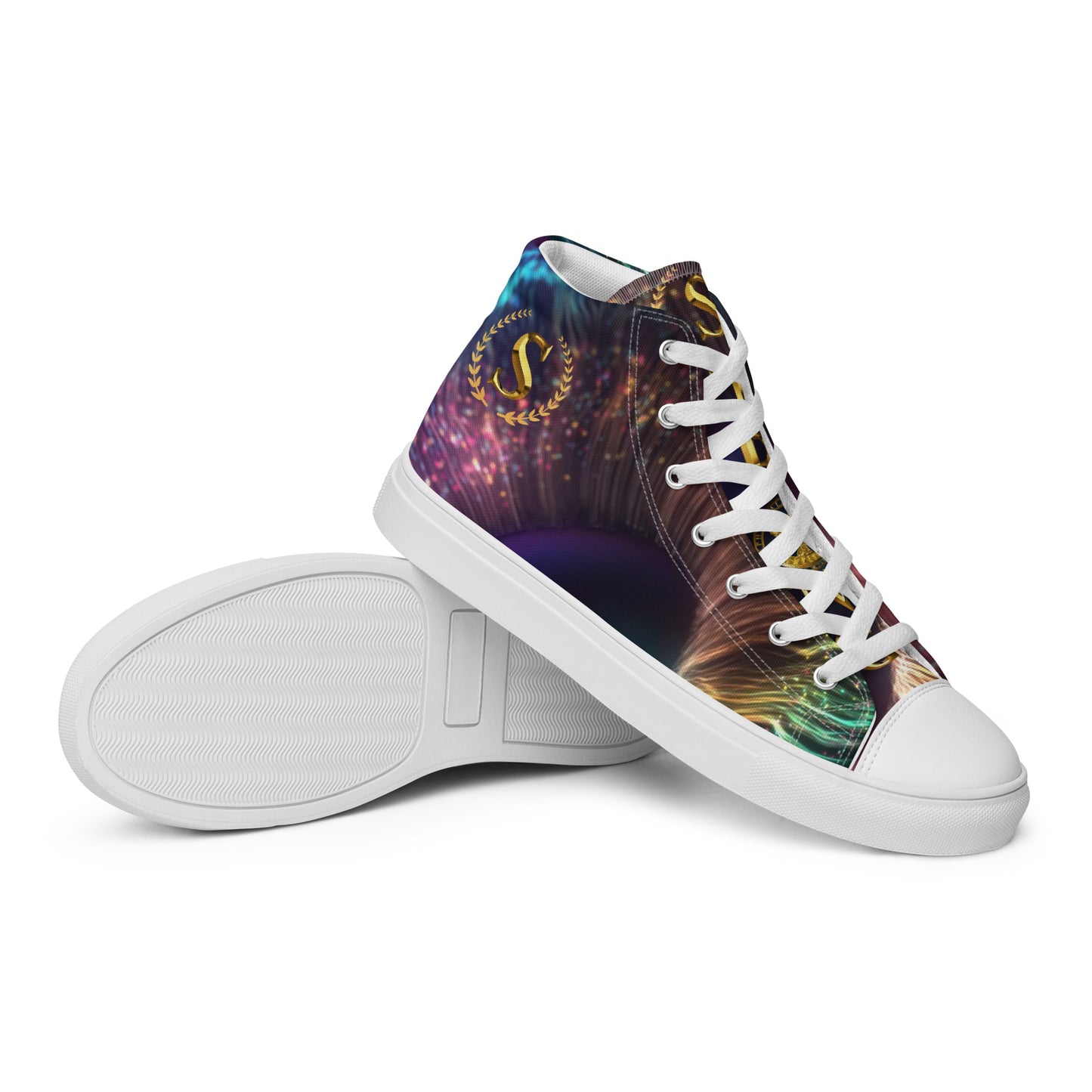 Men’s high top canvas shoes