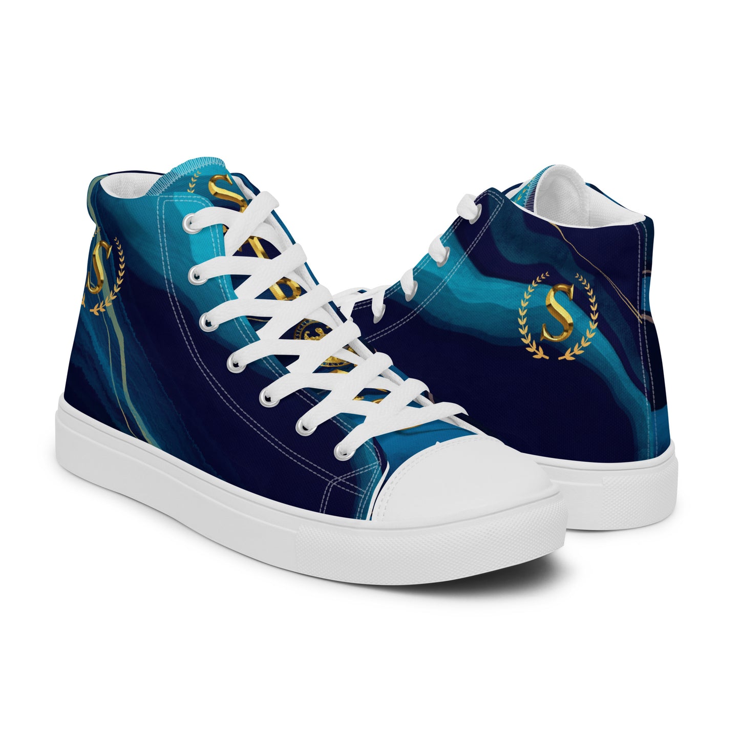 Men’s high top canvas shoes