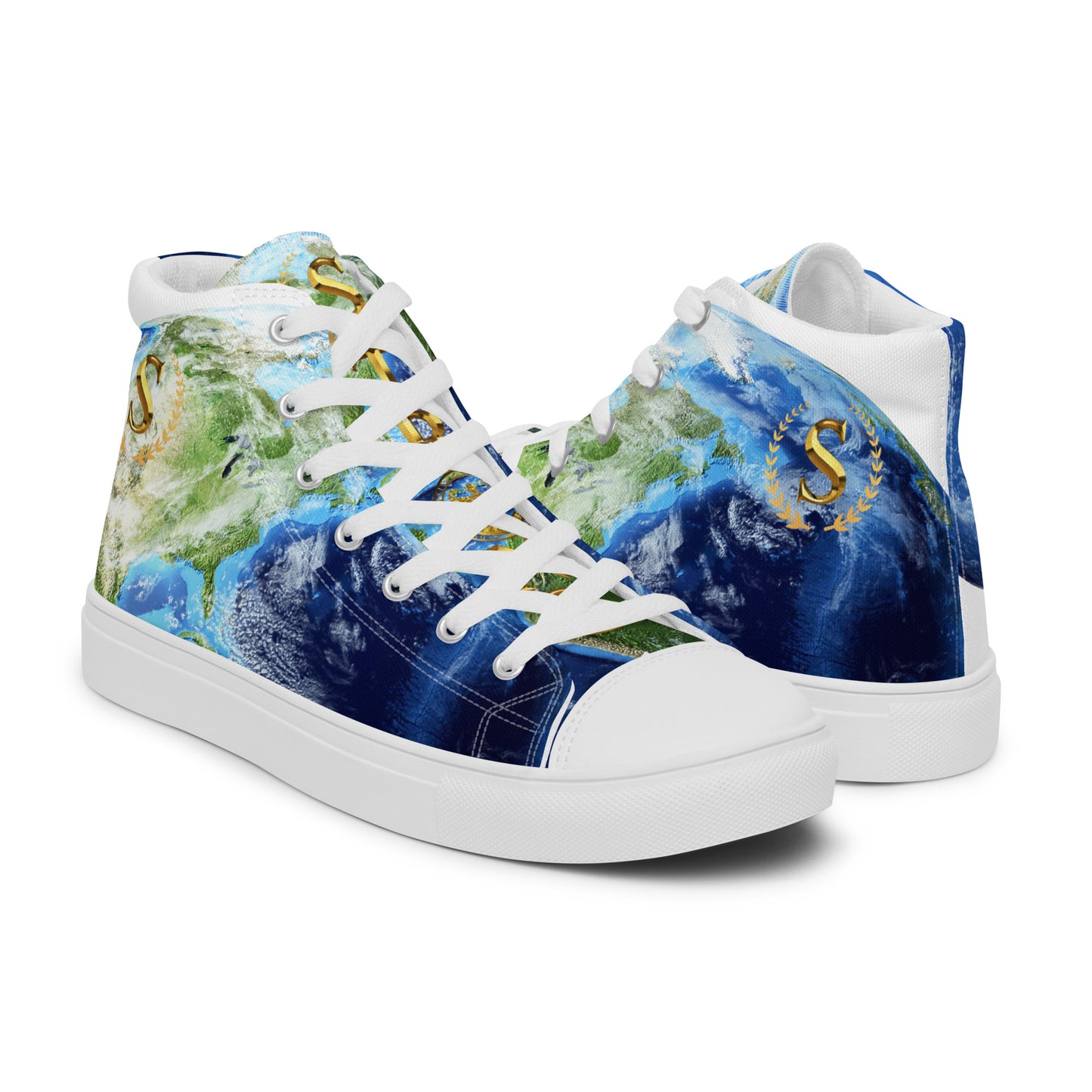 Men’s high top canvas shoes