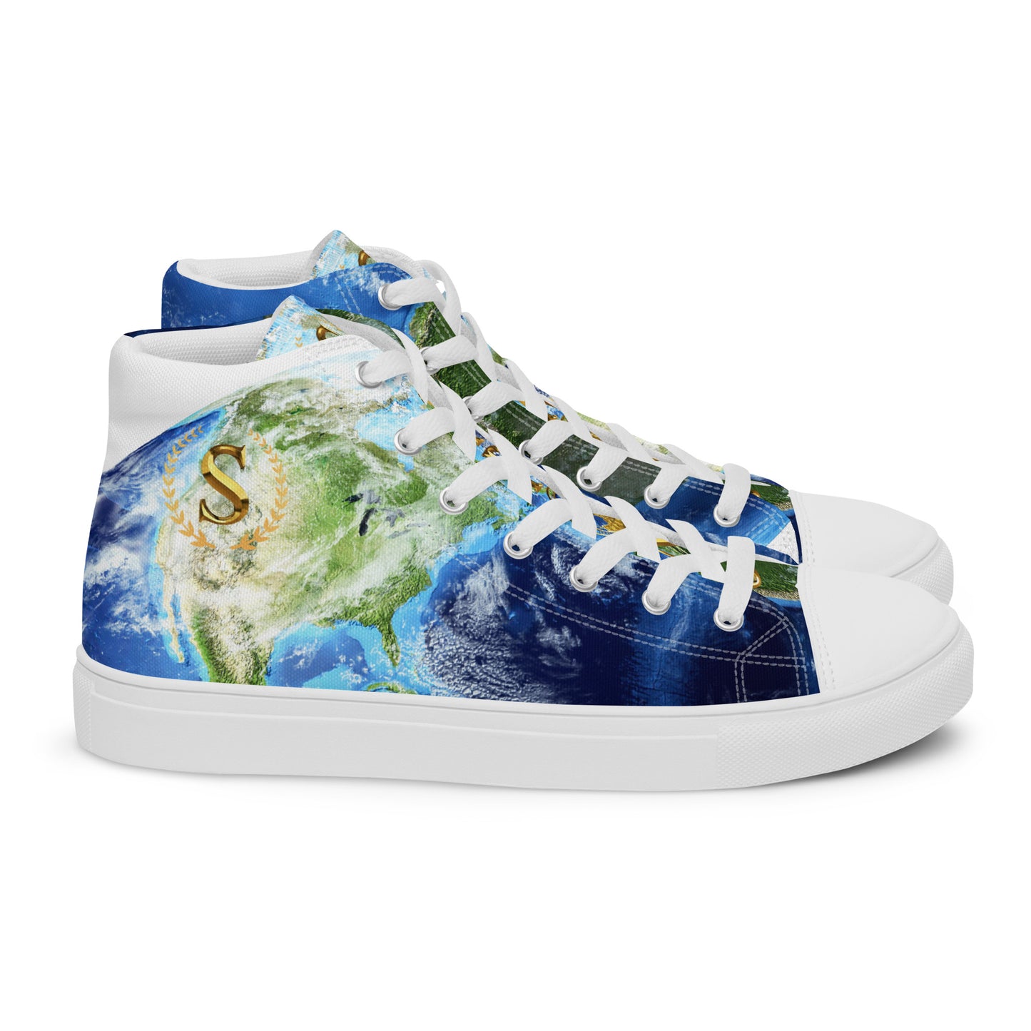 Men’s high top canvas shoes