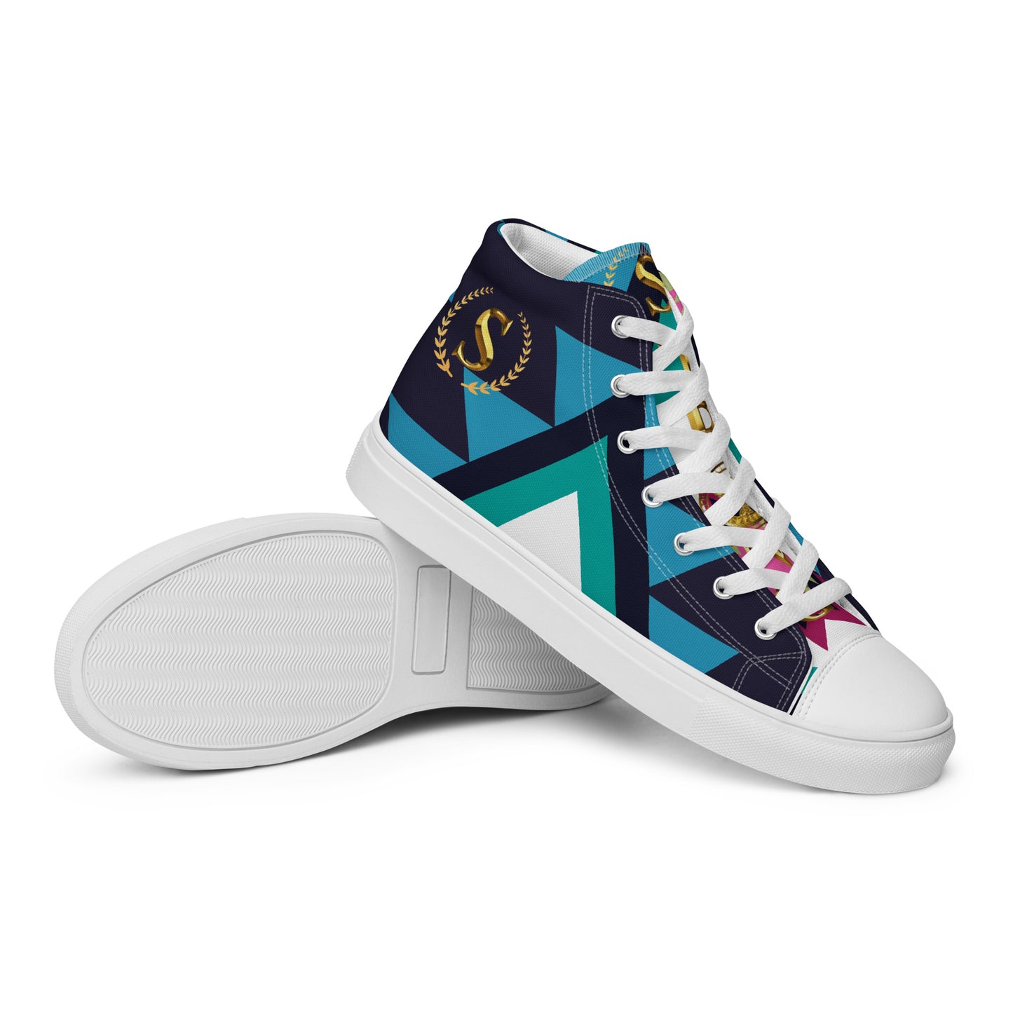 Men’s high top canvas shoes