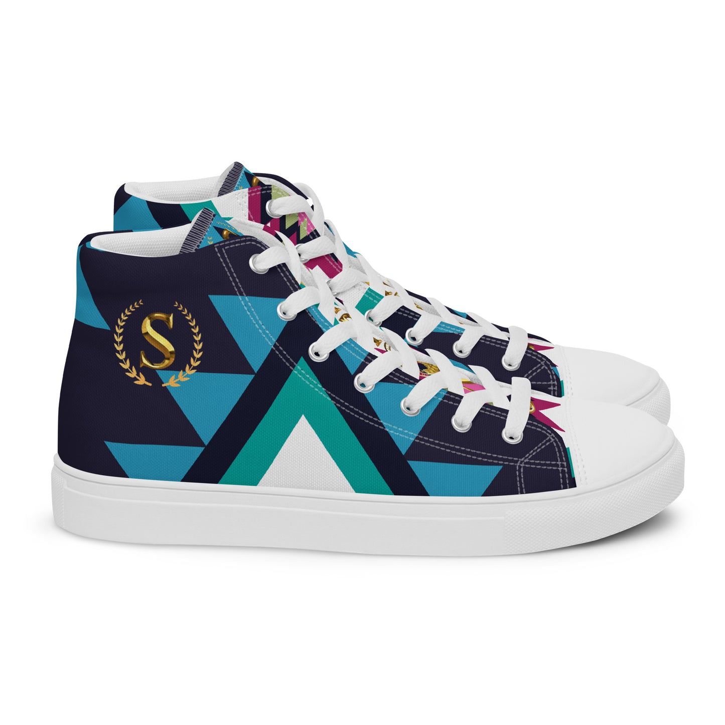 Men’s high top canvas shoes