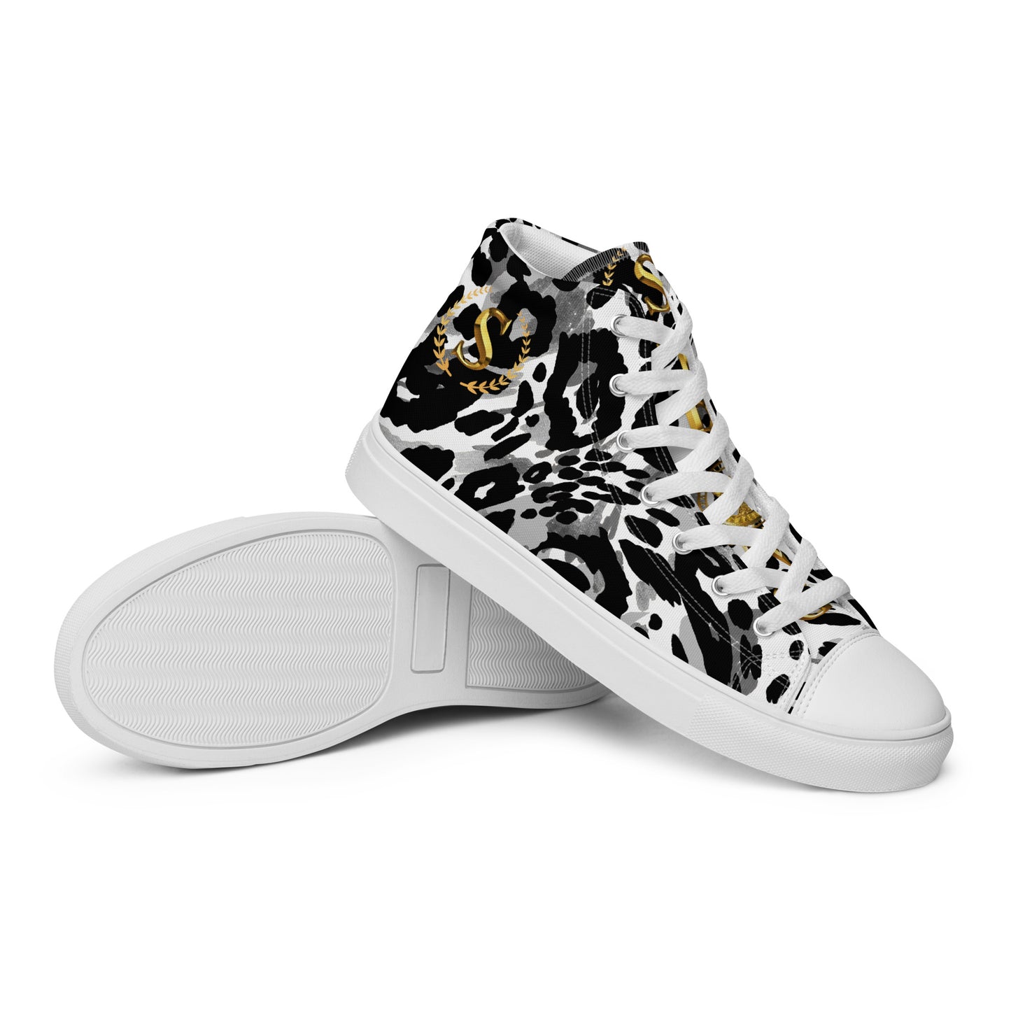 Men’s high top canvas shoes