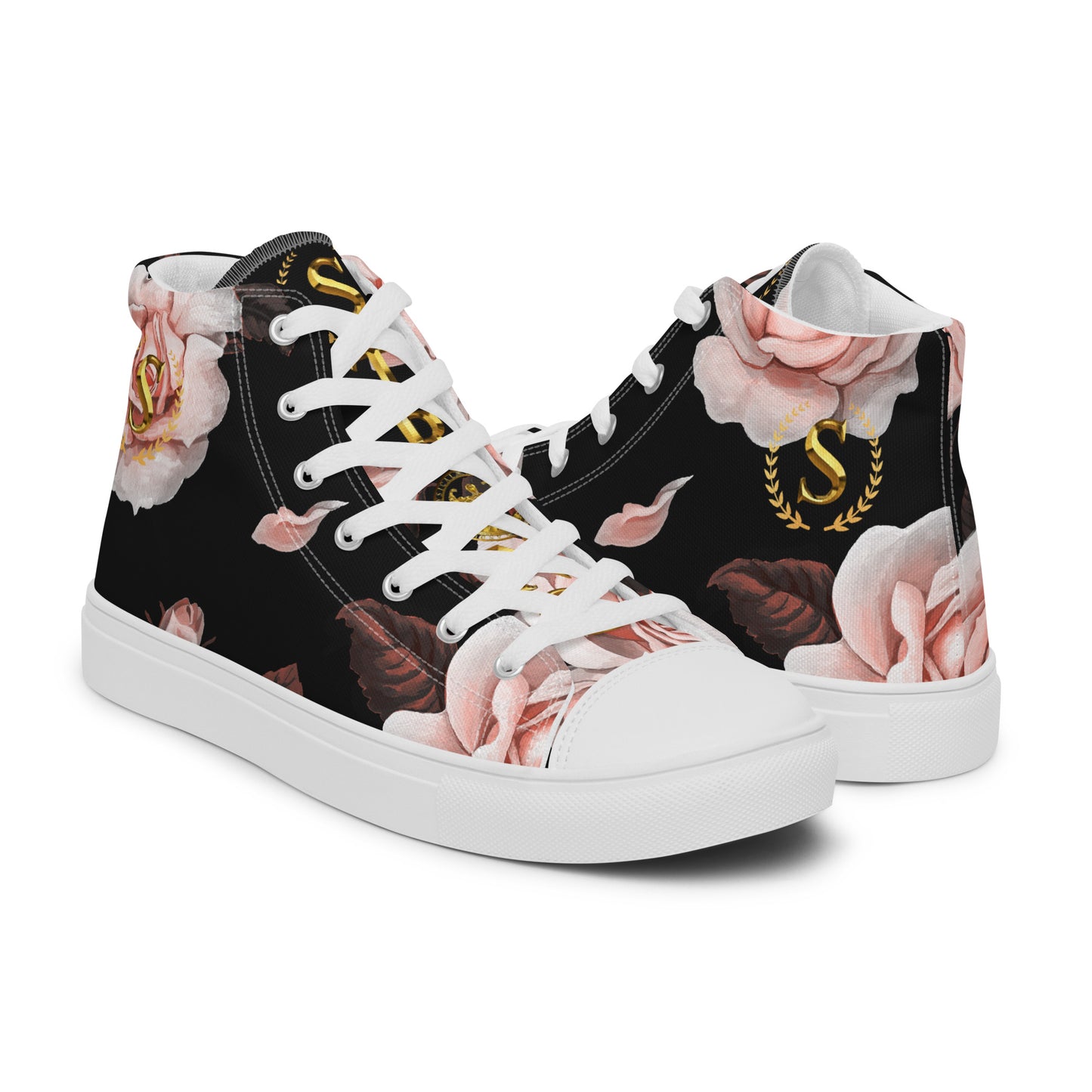 Men’s high top canvas shoes