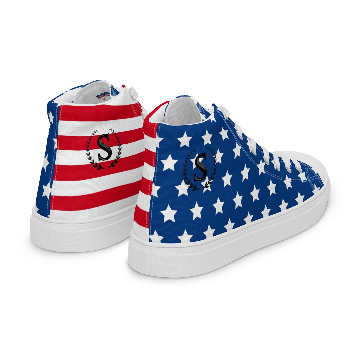 Men’s high top canvas shoes