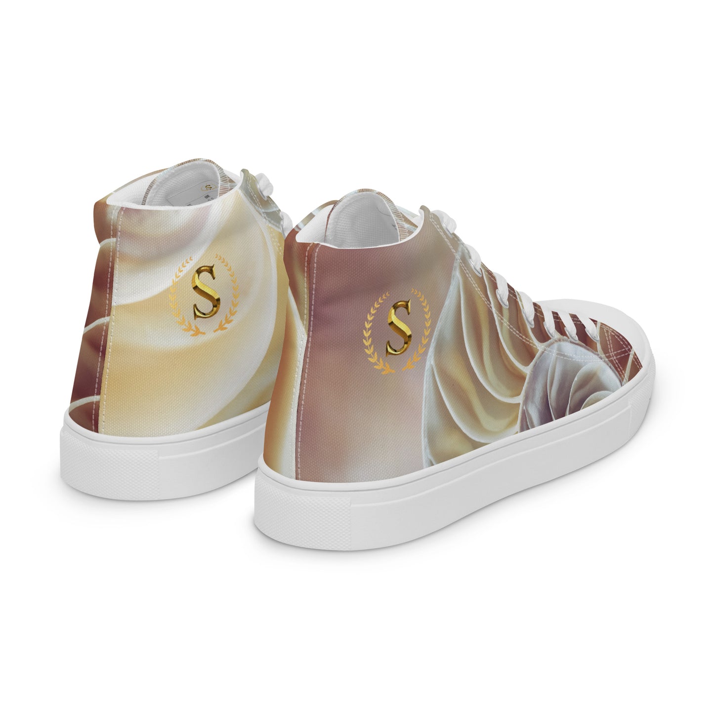 Men’s high top canvas shoes