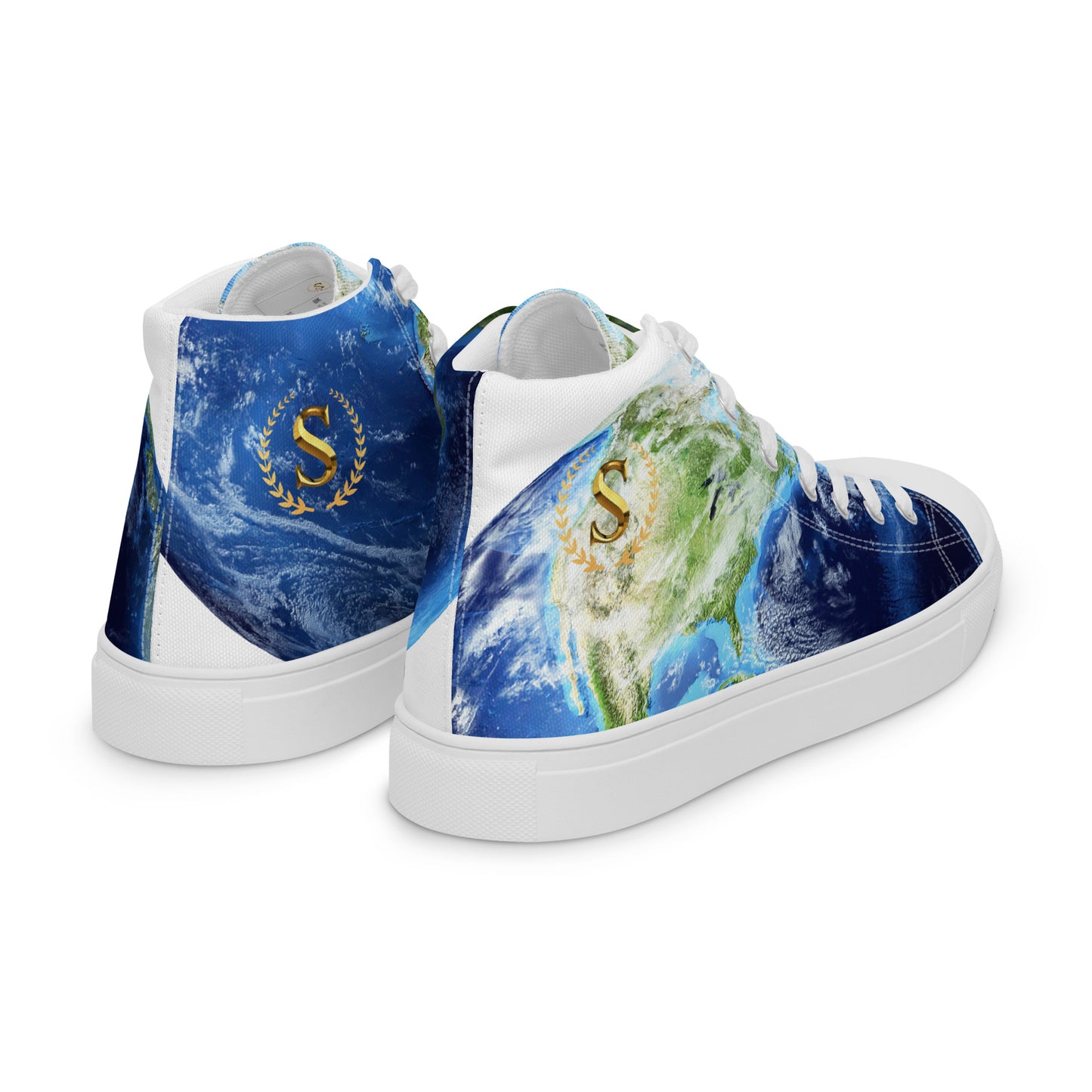 Men’s high top canvas shoes