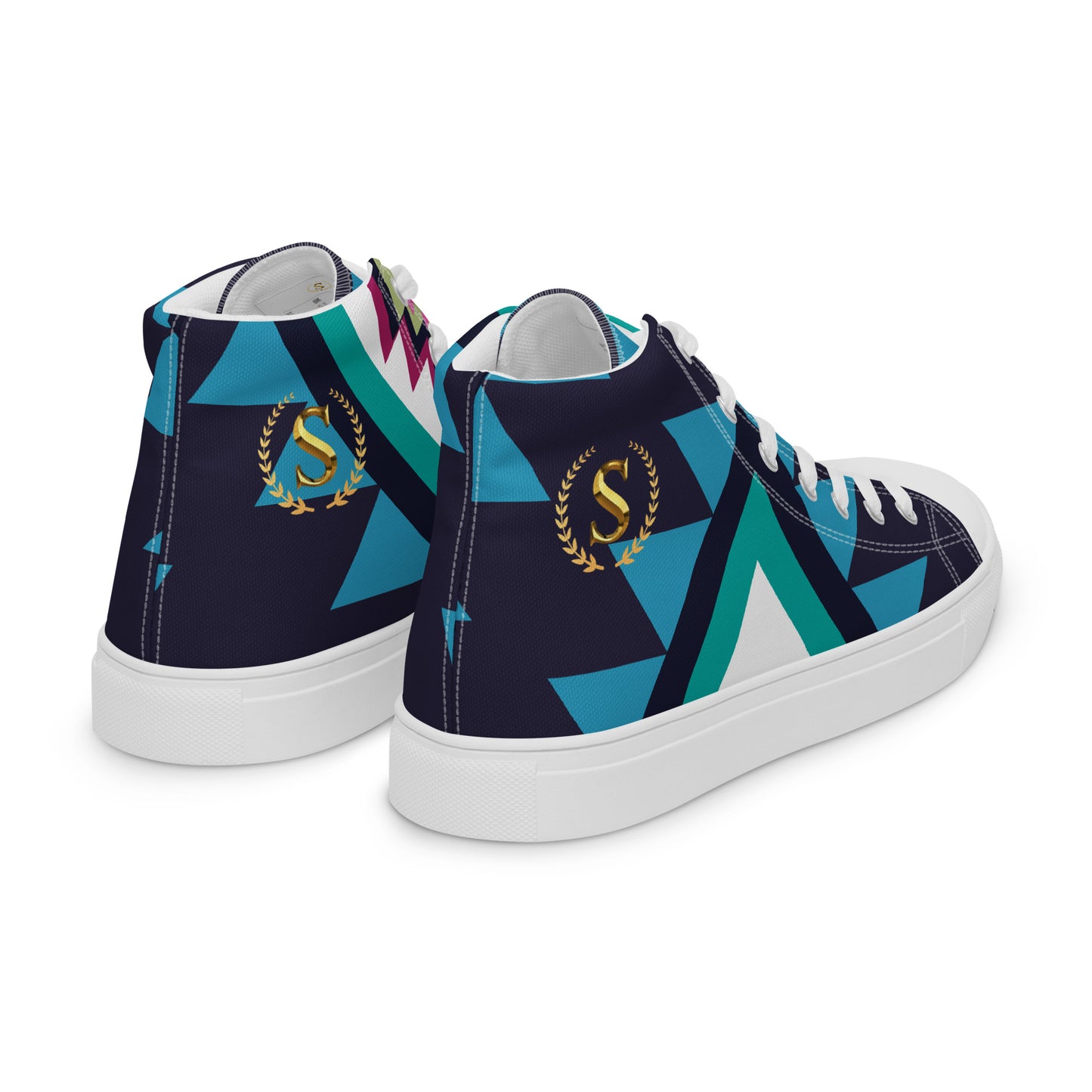 Men’s high top canvas shoes