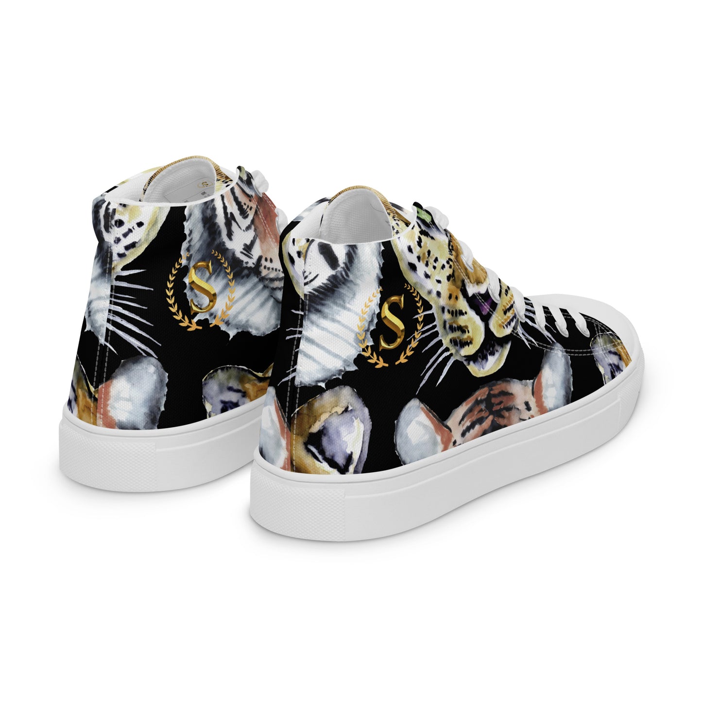 Men’s high top canvas shoes