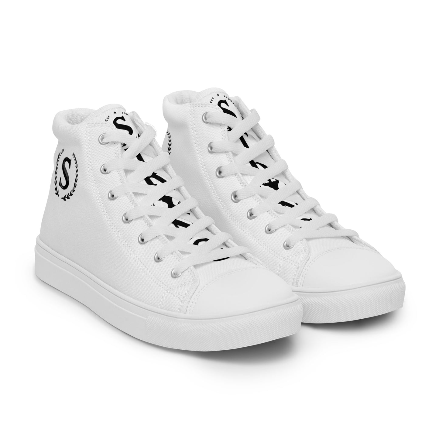 Men’s high top canvas shoes