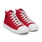 Men’s high top canvas shoes