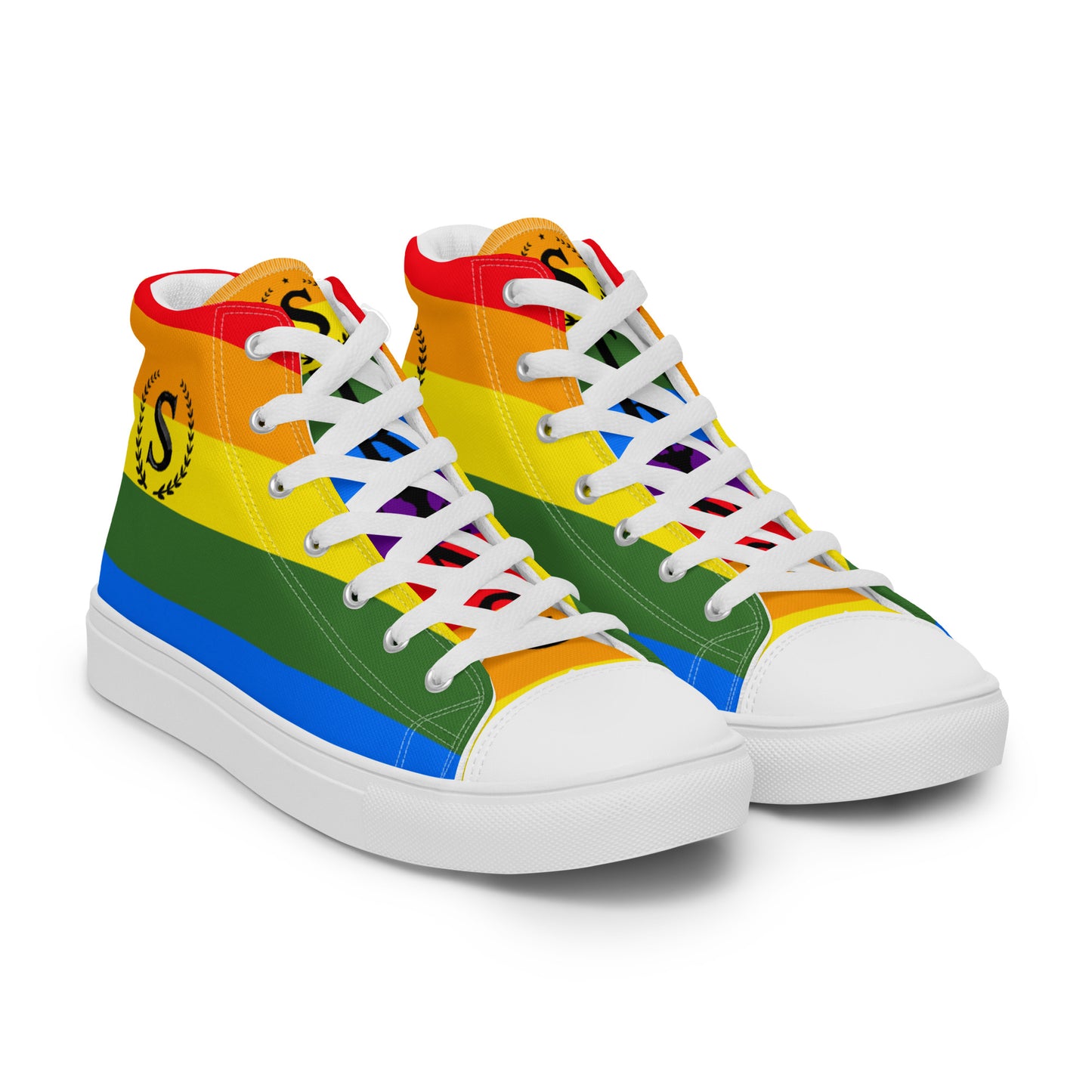 Men’s high top canvas shoes