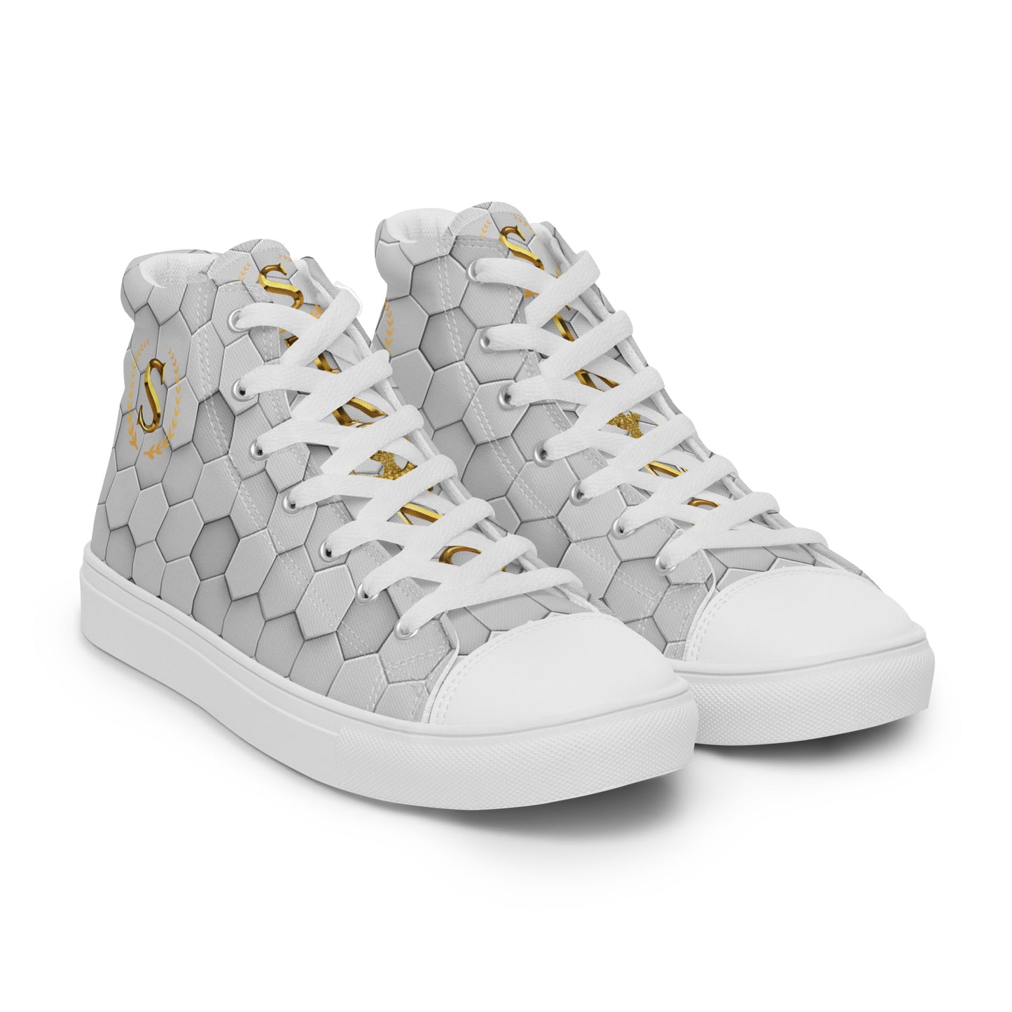 Men’s high top canvas shoes