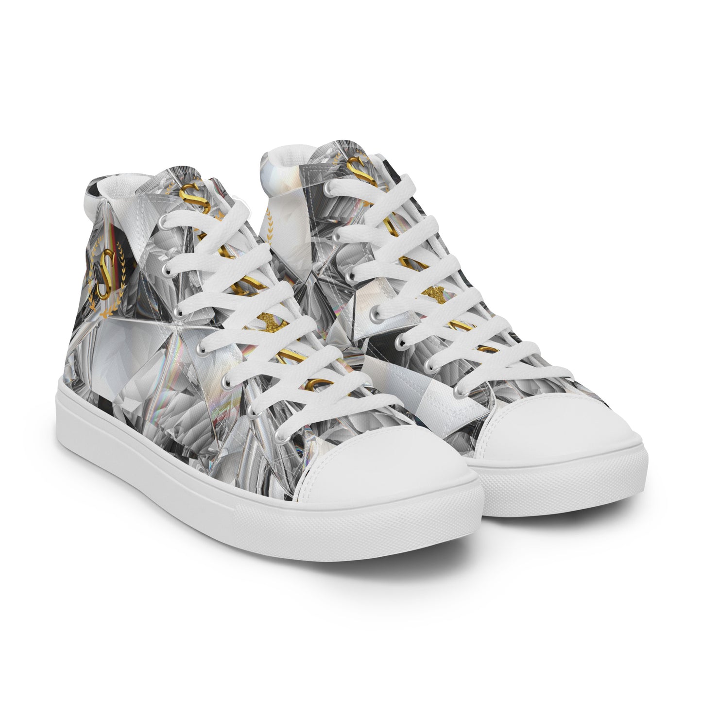 Men’s high top canvas shoes