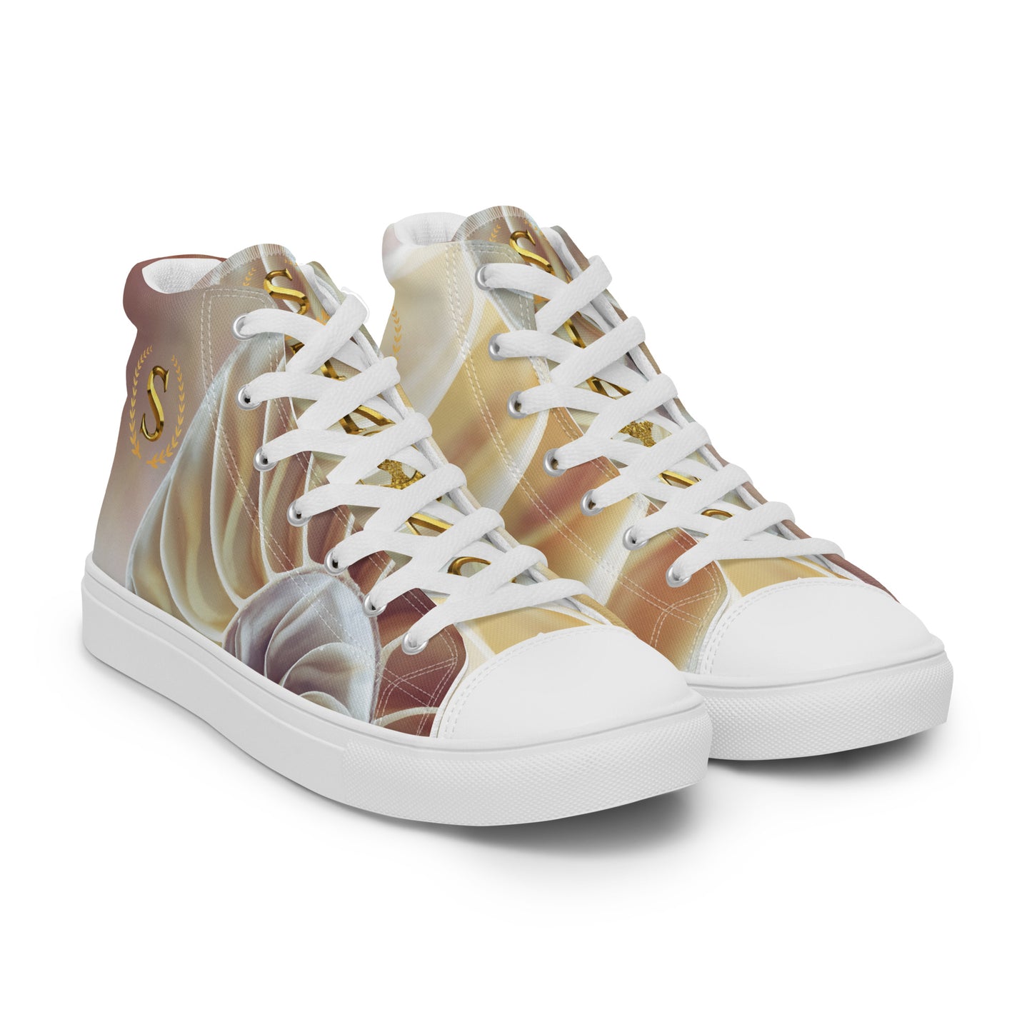 Men’s high top canvas shoes