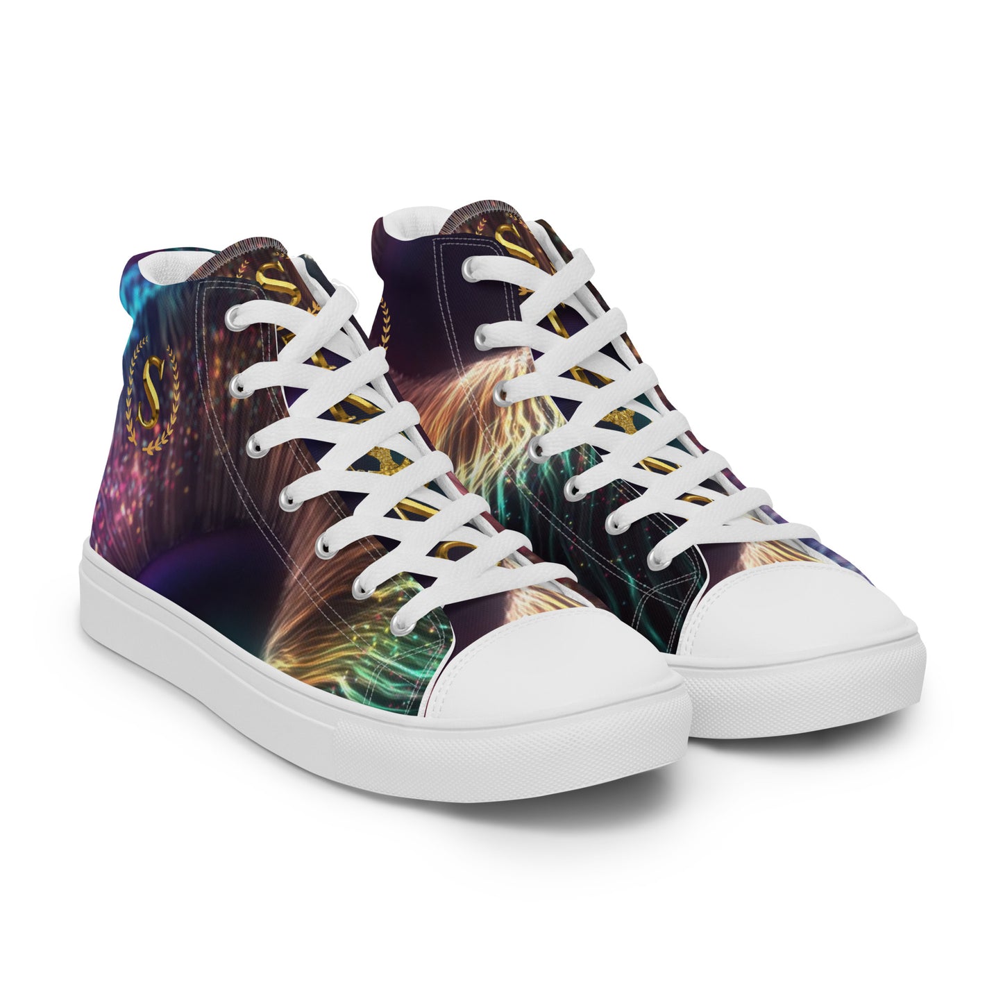 Men’s high top canvas shoes