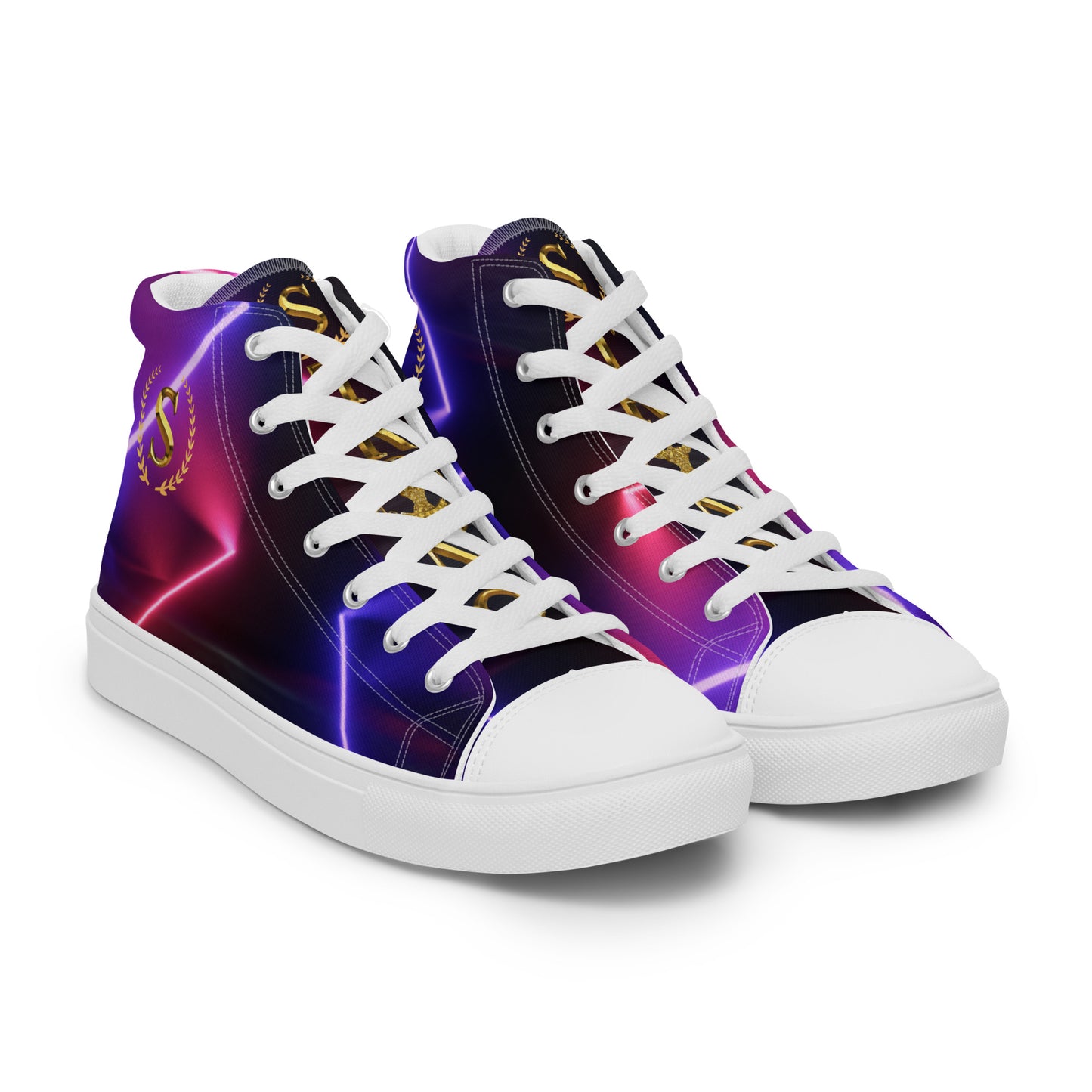 Men’s high top canvas shoes