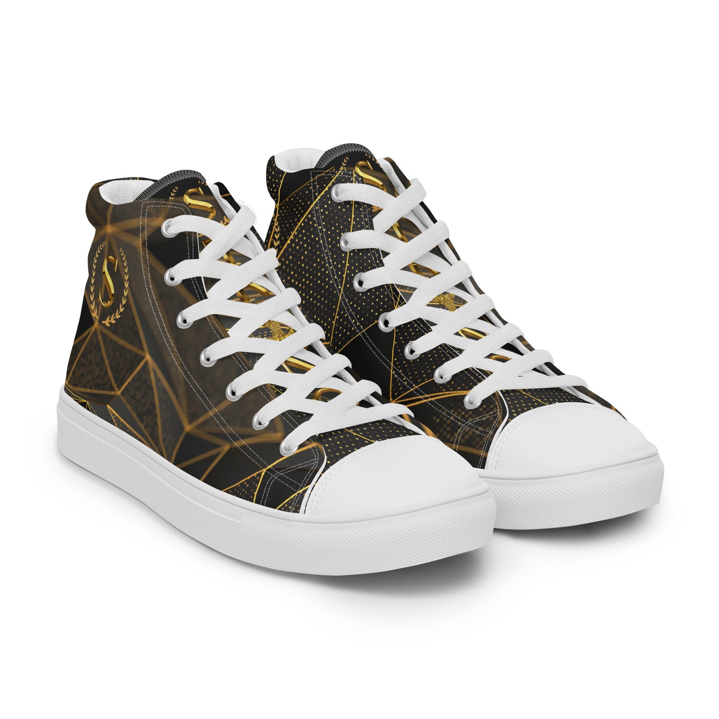 Men’s high top canvas shoes