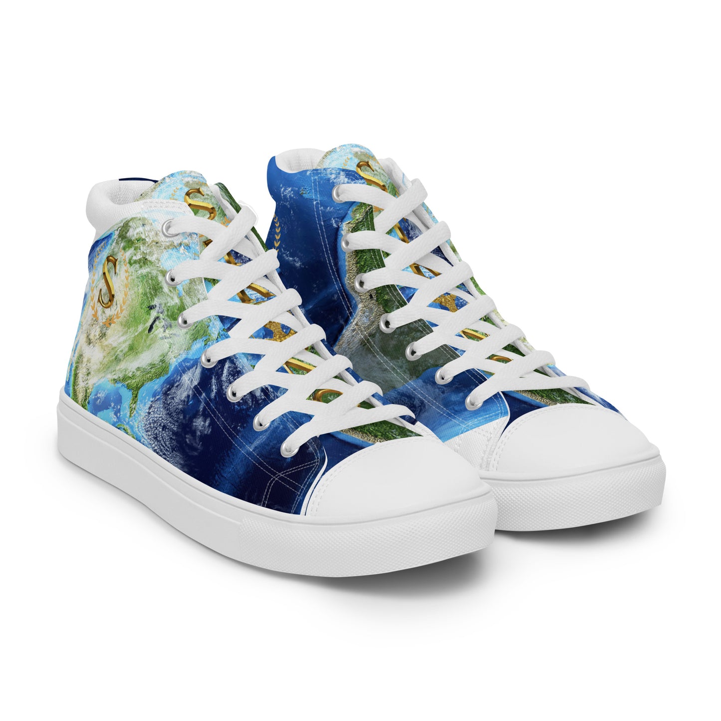 Men’s high top canvas shoes