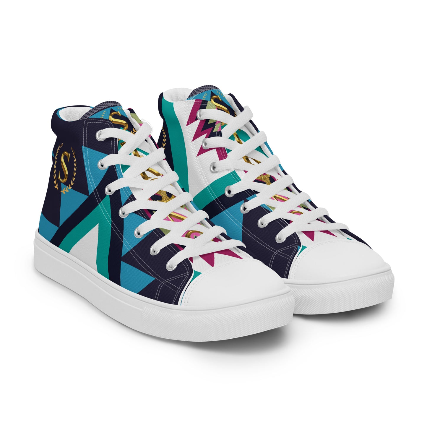 Men’s high top canvas shoes