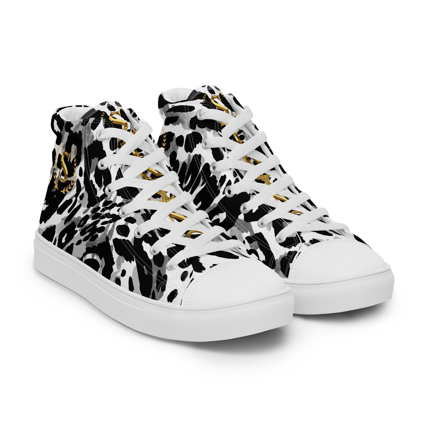 Men’s high top canvas shoes