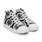 Men’s high top canvas shoes