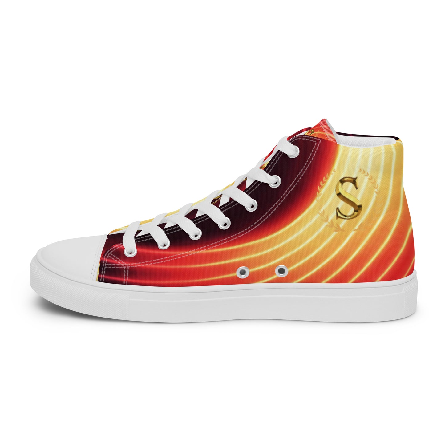 Men’s high top canvas shoes