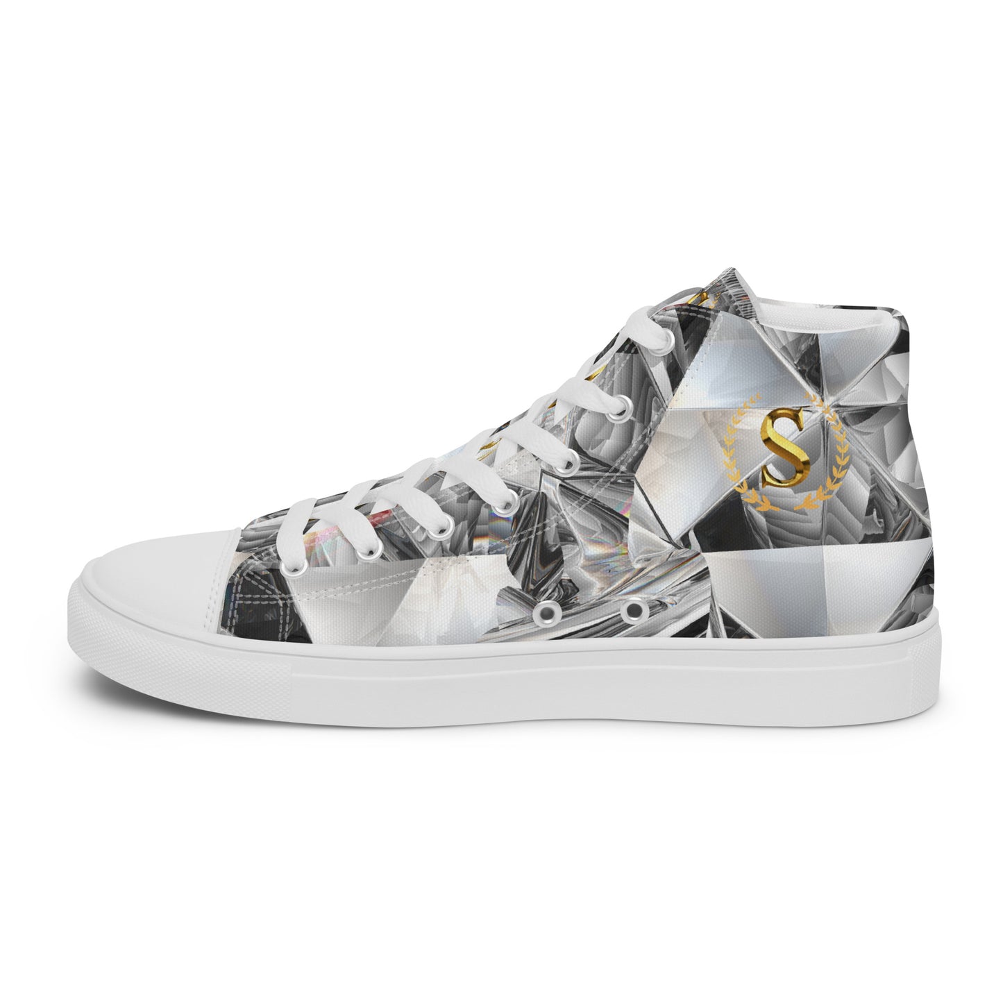 Men’s high top canvas shoes