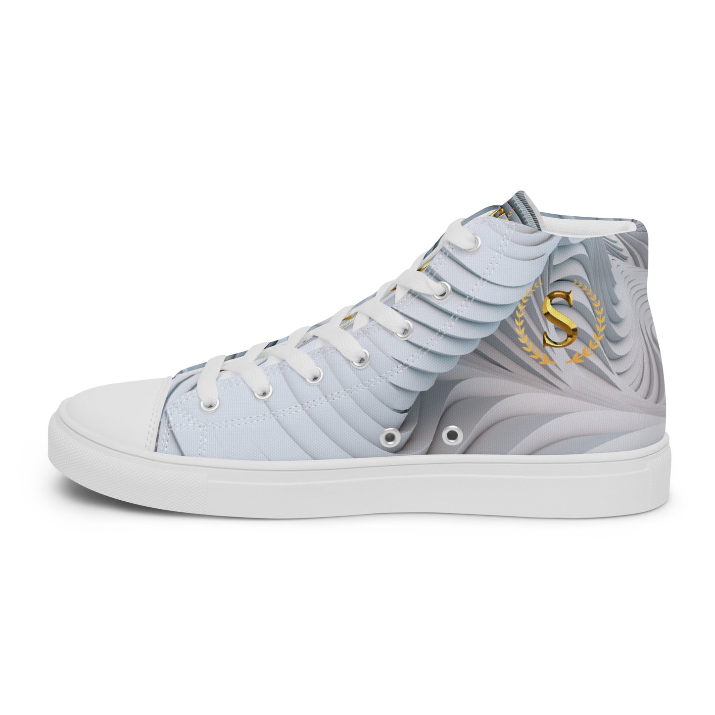 Men’s high top canvas shoes