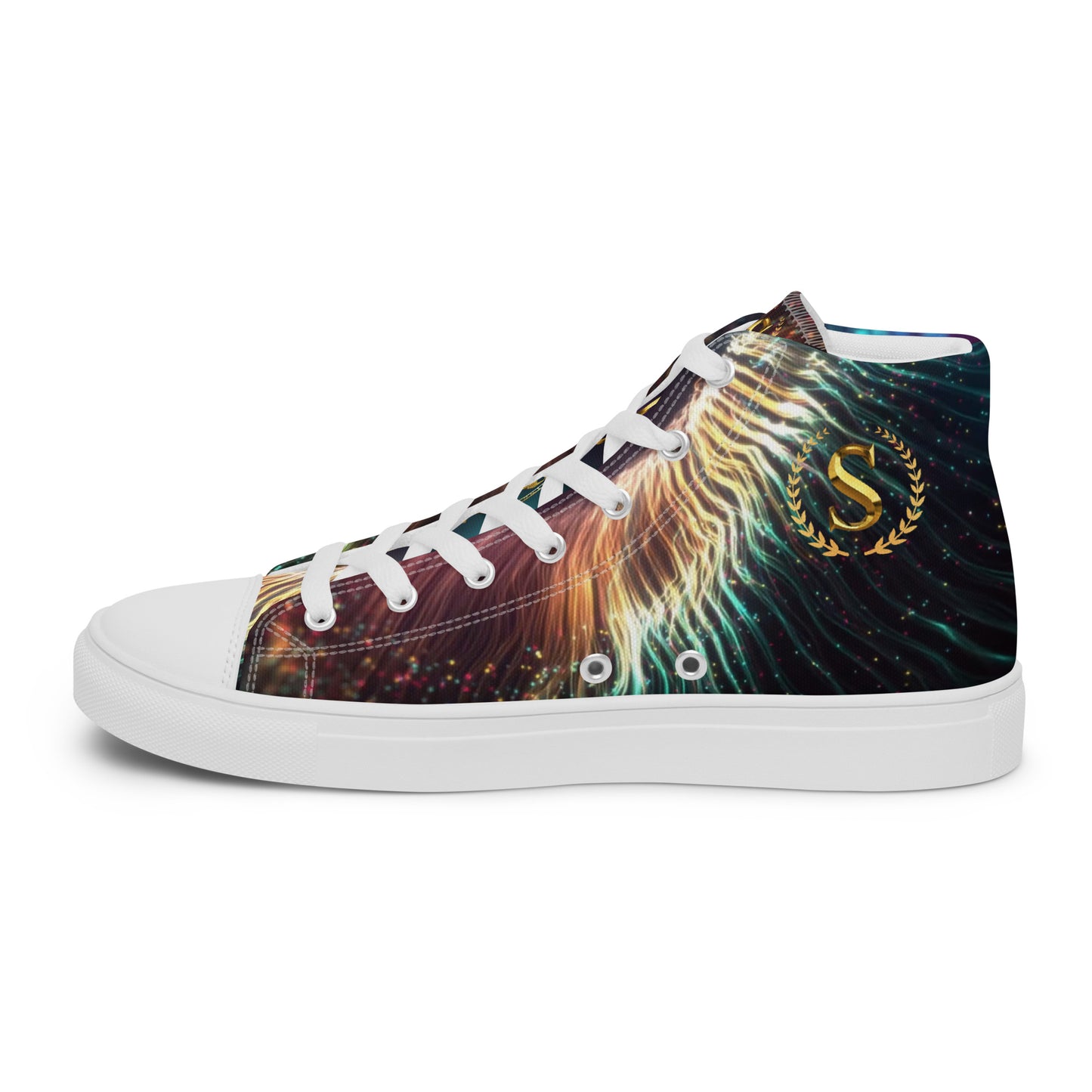 Men’s high top canvas shoes